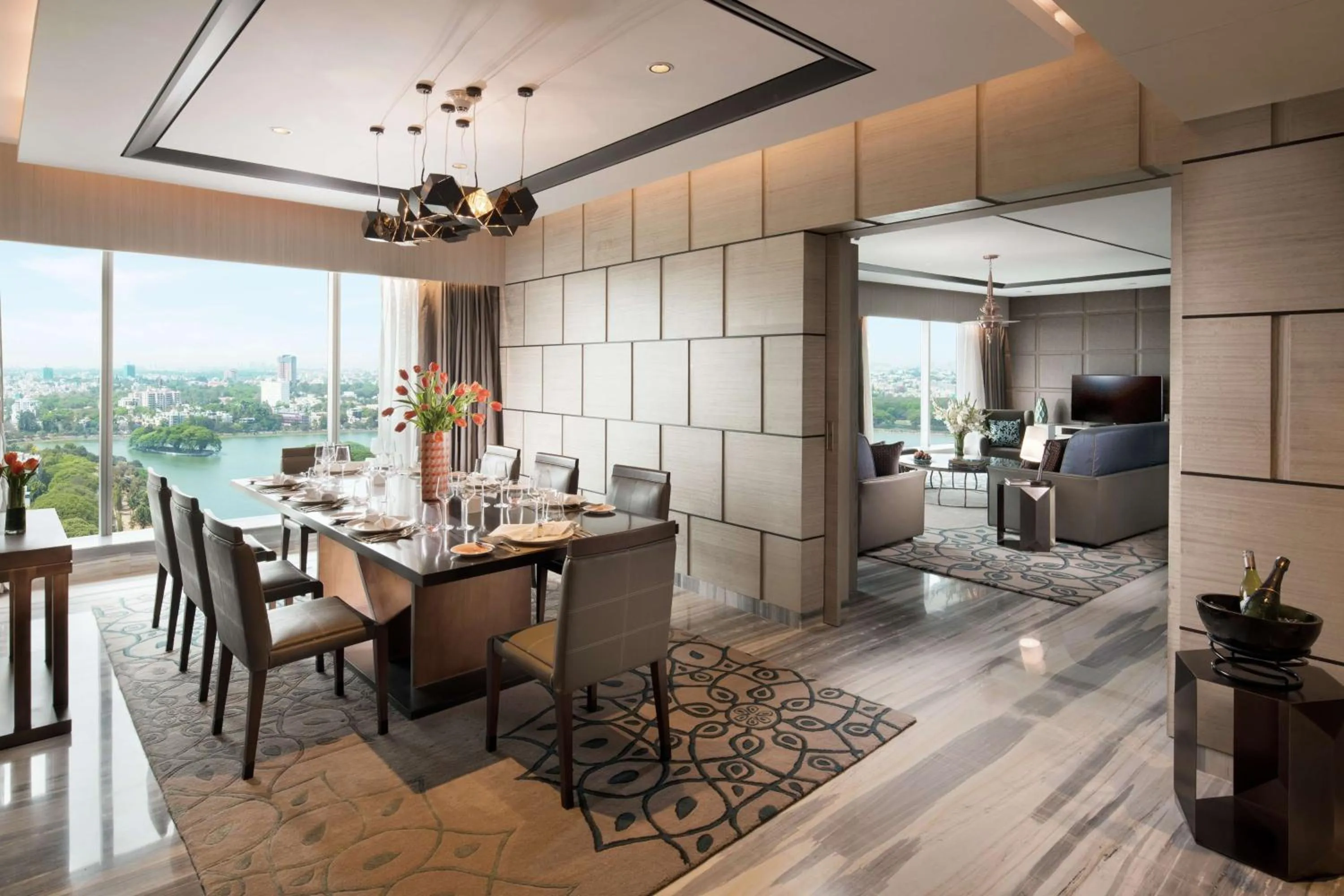 Living room in Conrad Bengaluru