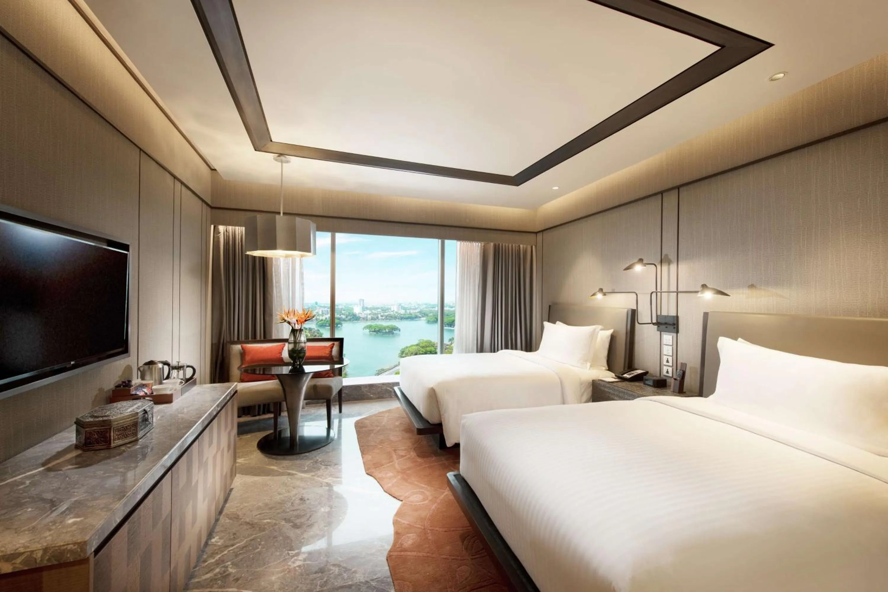 Bed in Conrad Bengaluru