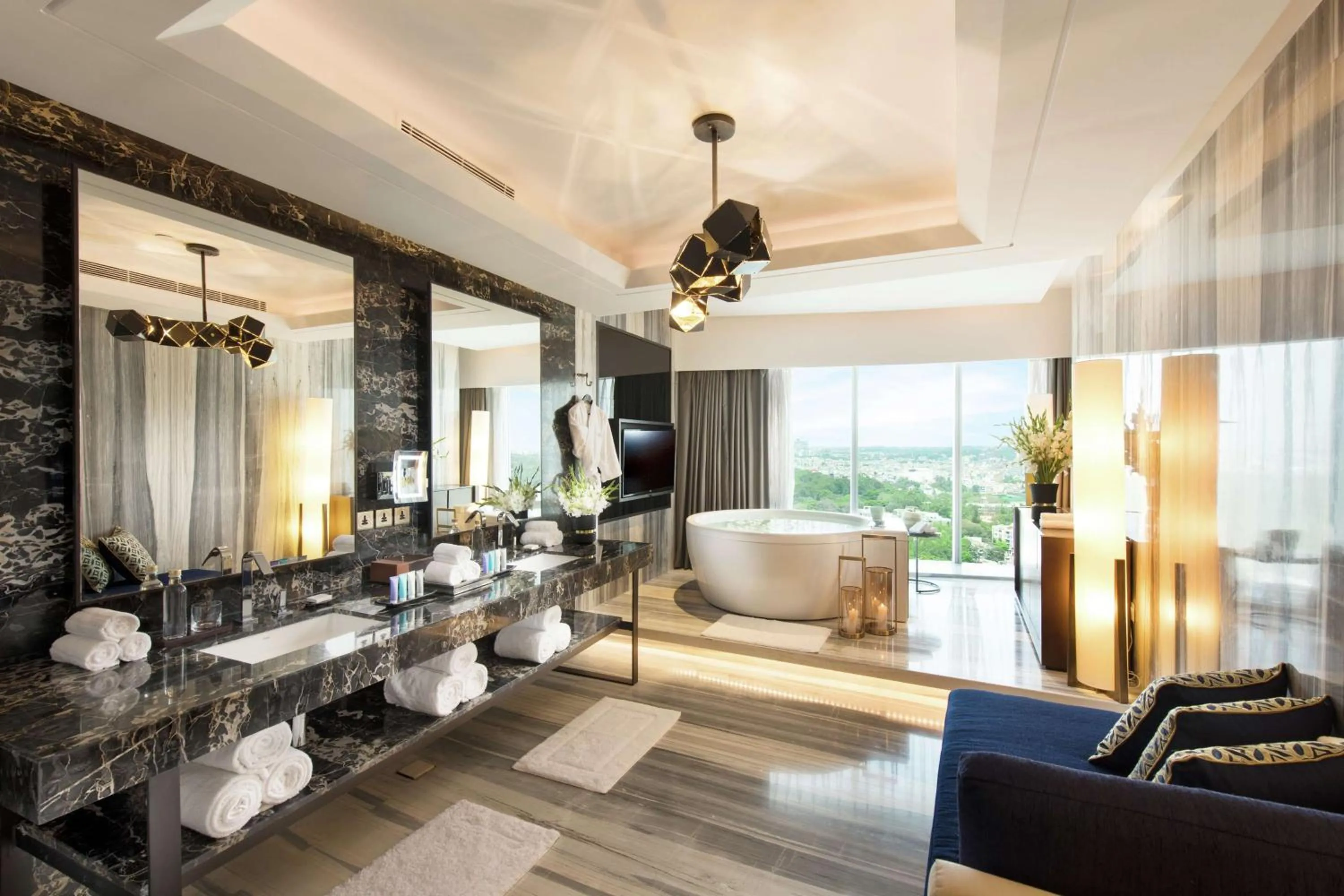 Bathroom in Conrad Bengaluru