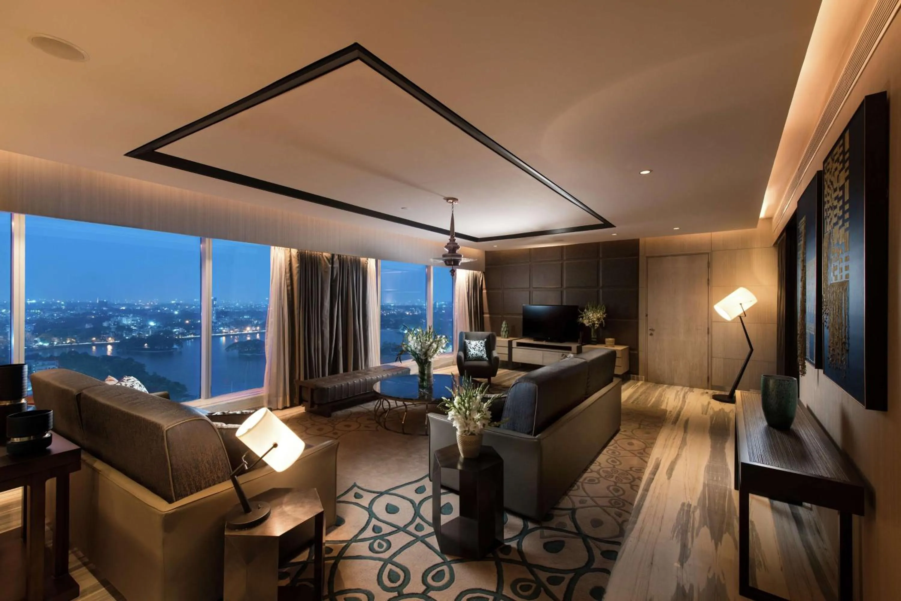 Living room in Conrad Bengaluru