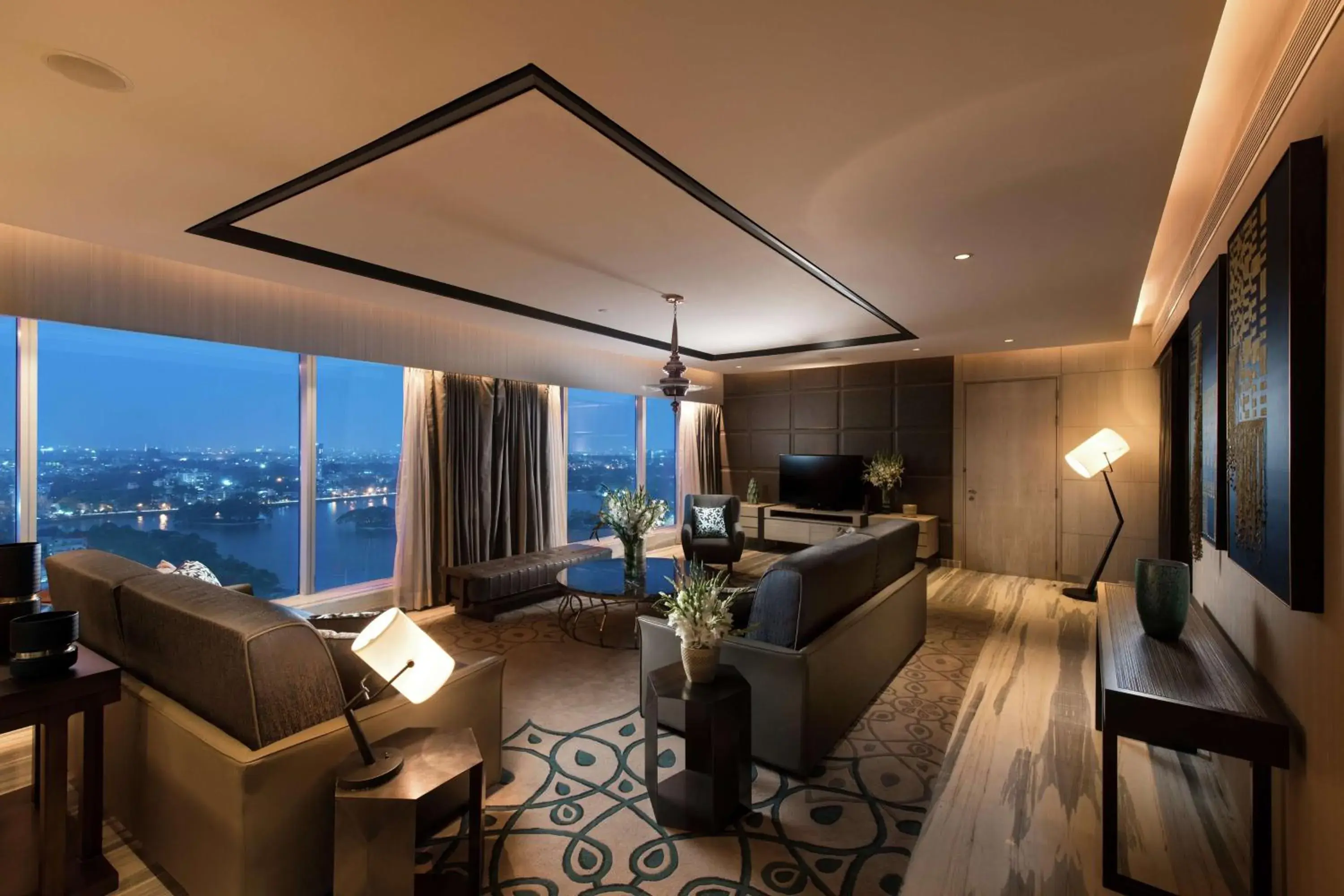 Living room in Conrad Bengaluru Living room in Conrad Bengaluru