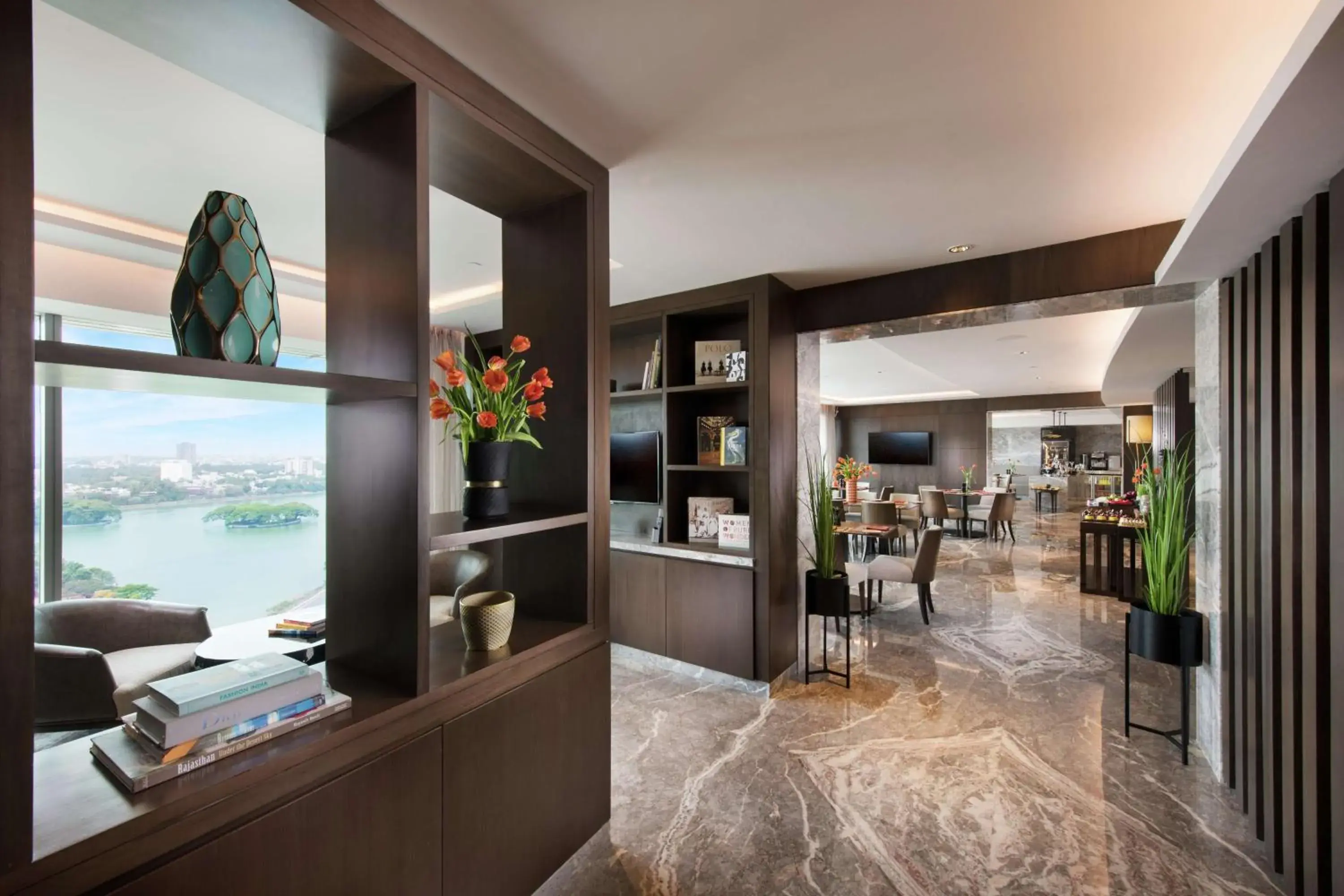 Living room in Conrad Bengaluru Living room in Conrad Bengaluru