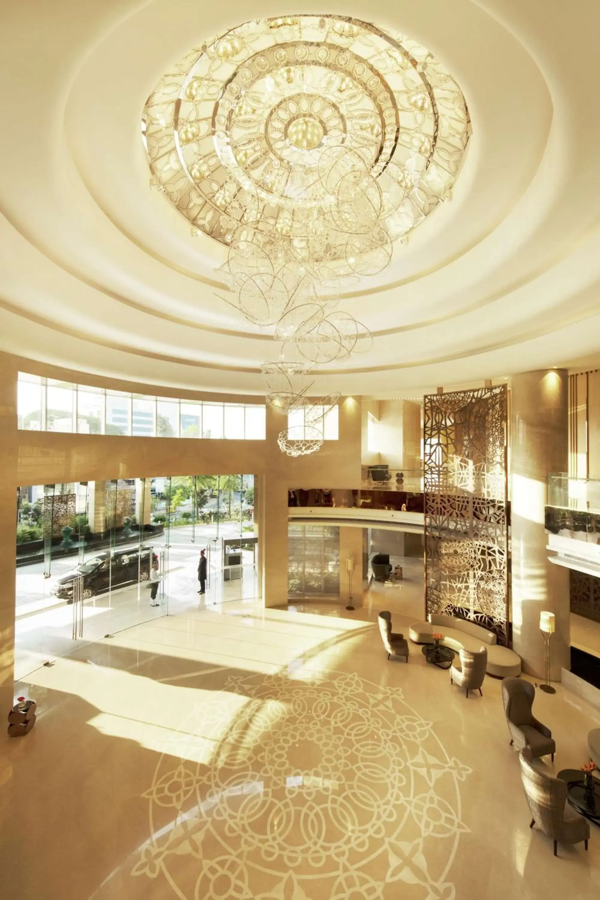 Lobby or reception in Conrad Bengaluru Lobby or reception in Conrad Bengaluru
