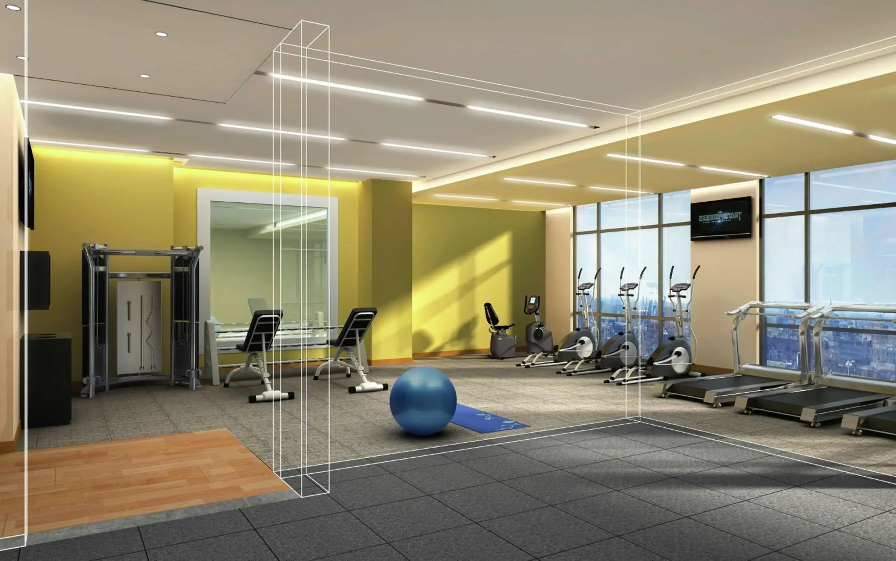 Fitness centre/facilities in Hilton Garden Inn Shiyan Fitness centre/facilities in Hilton Garden Inn Shiyan