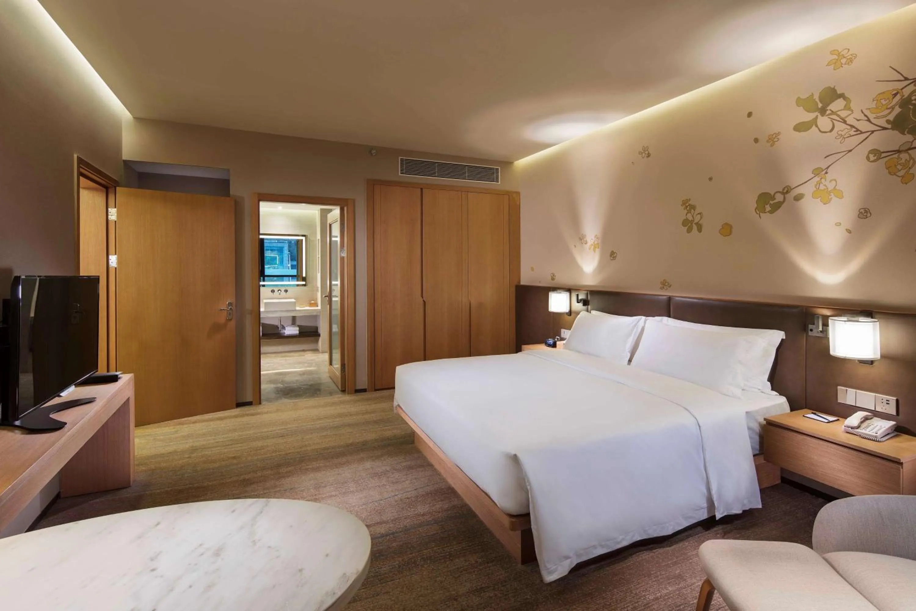 Bedroom, Bed in Hilton Garden Inn Shiyan