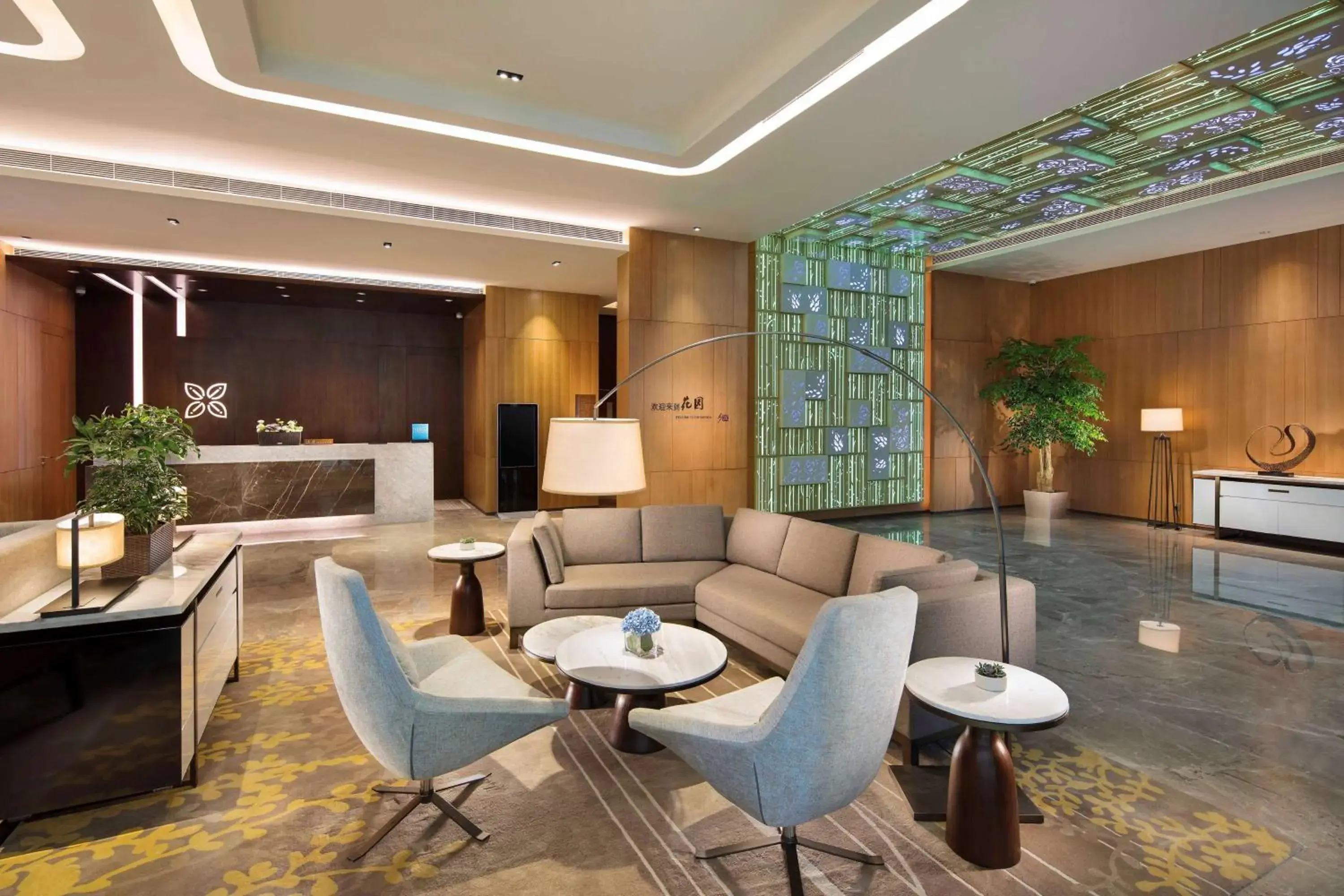 Lobby or reception in Hilton Garden Inn Shiyan Lobby or reception in Hilton Garden Inn Shiyan