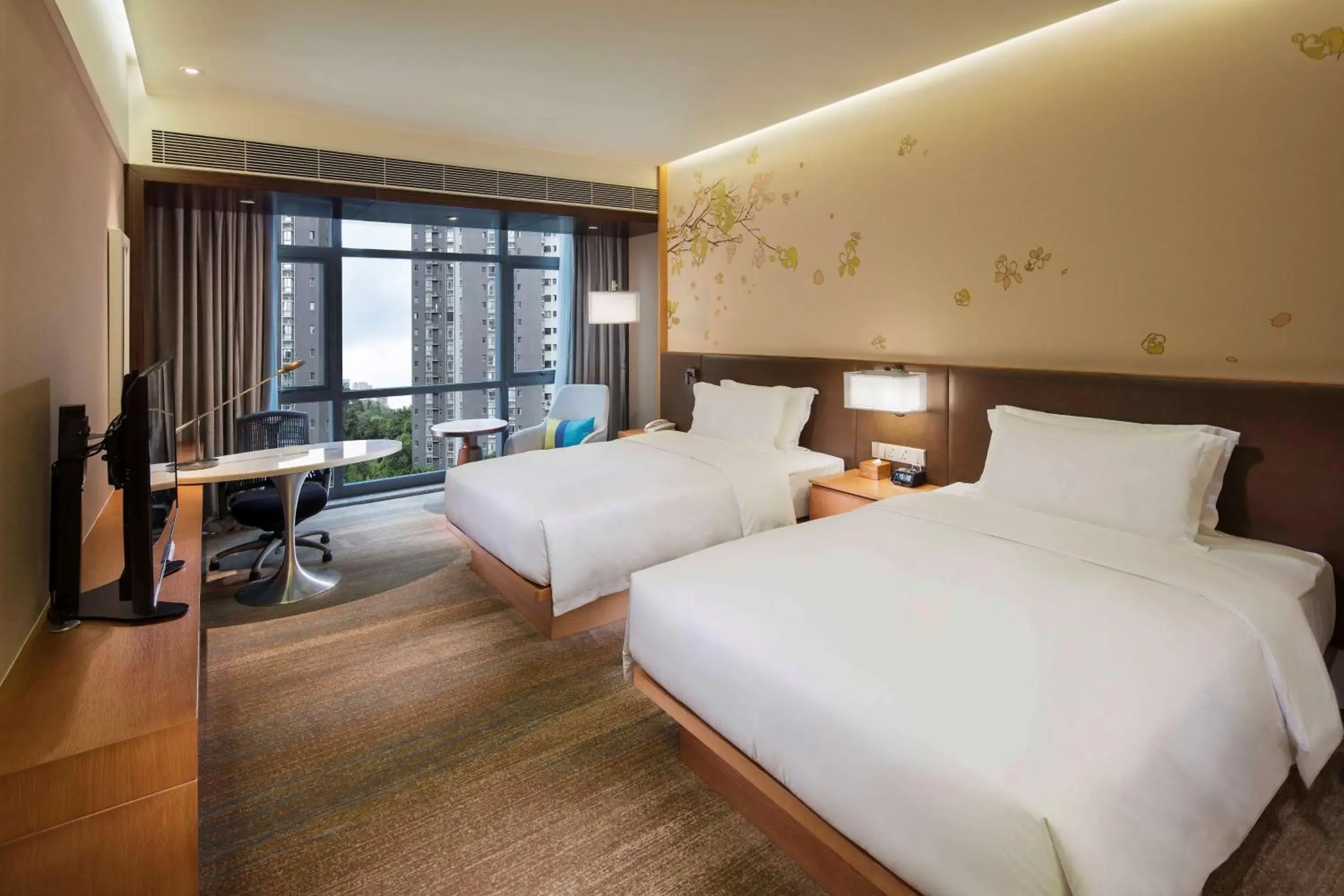 Deluxe Twin Room in Hilton Garden Inn Shiyan Deluxe Twin Room in Hilton Garden Inn Shiyan