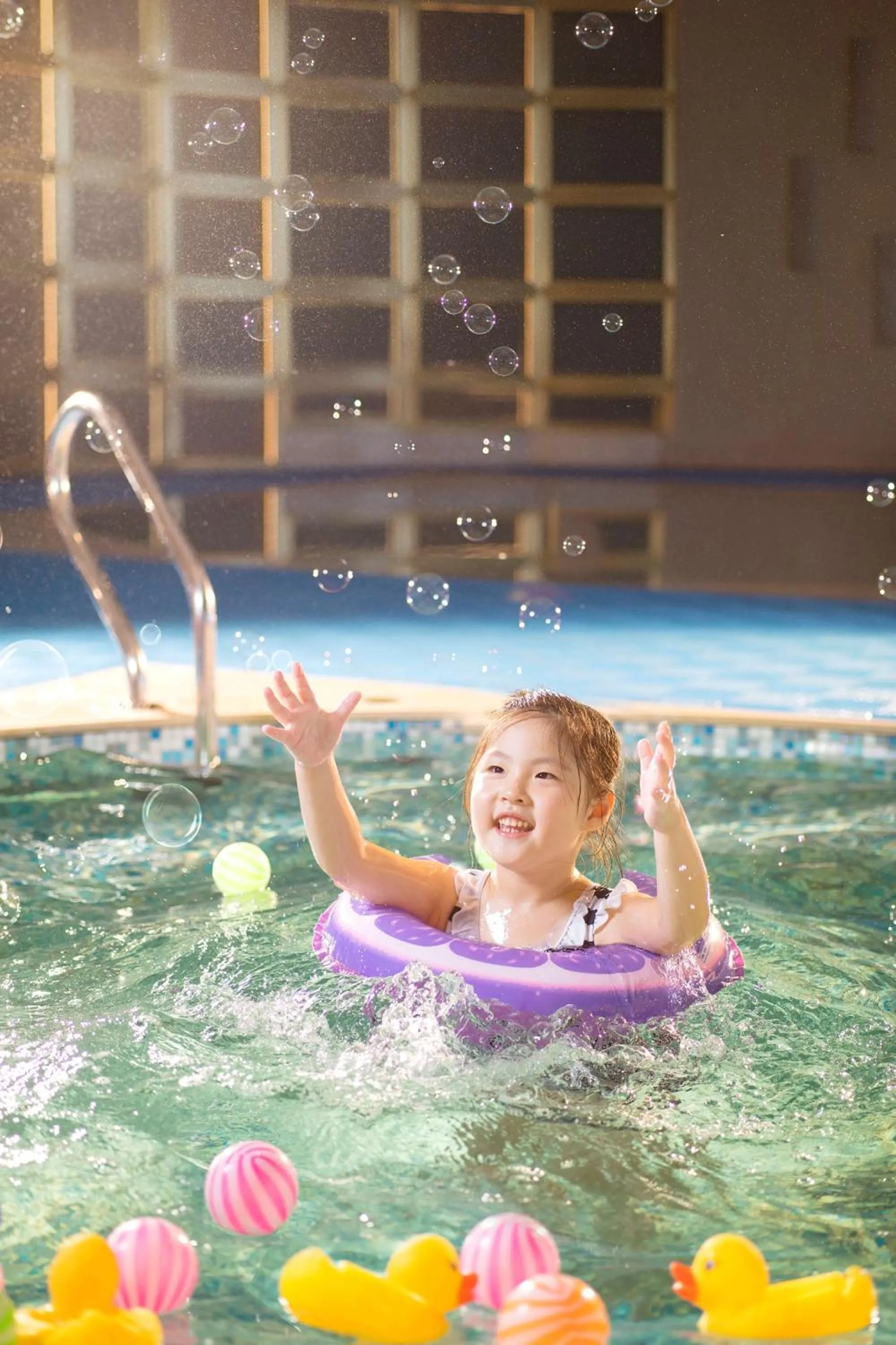 Pool view in Hilton Yantai