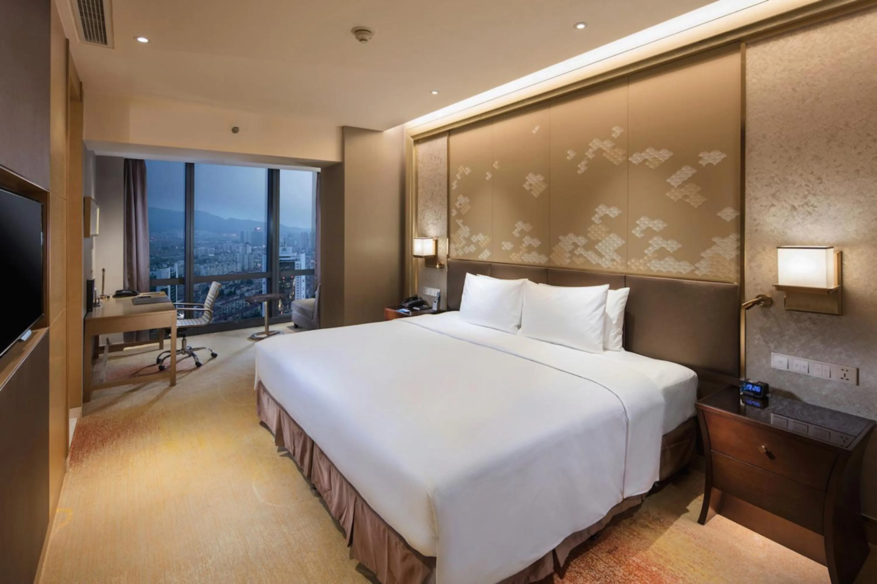 Bed in Hilton Yantai