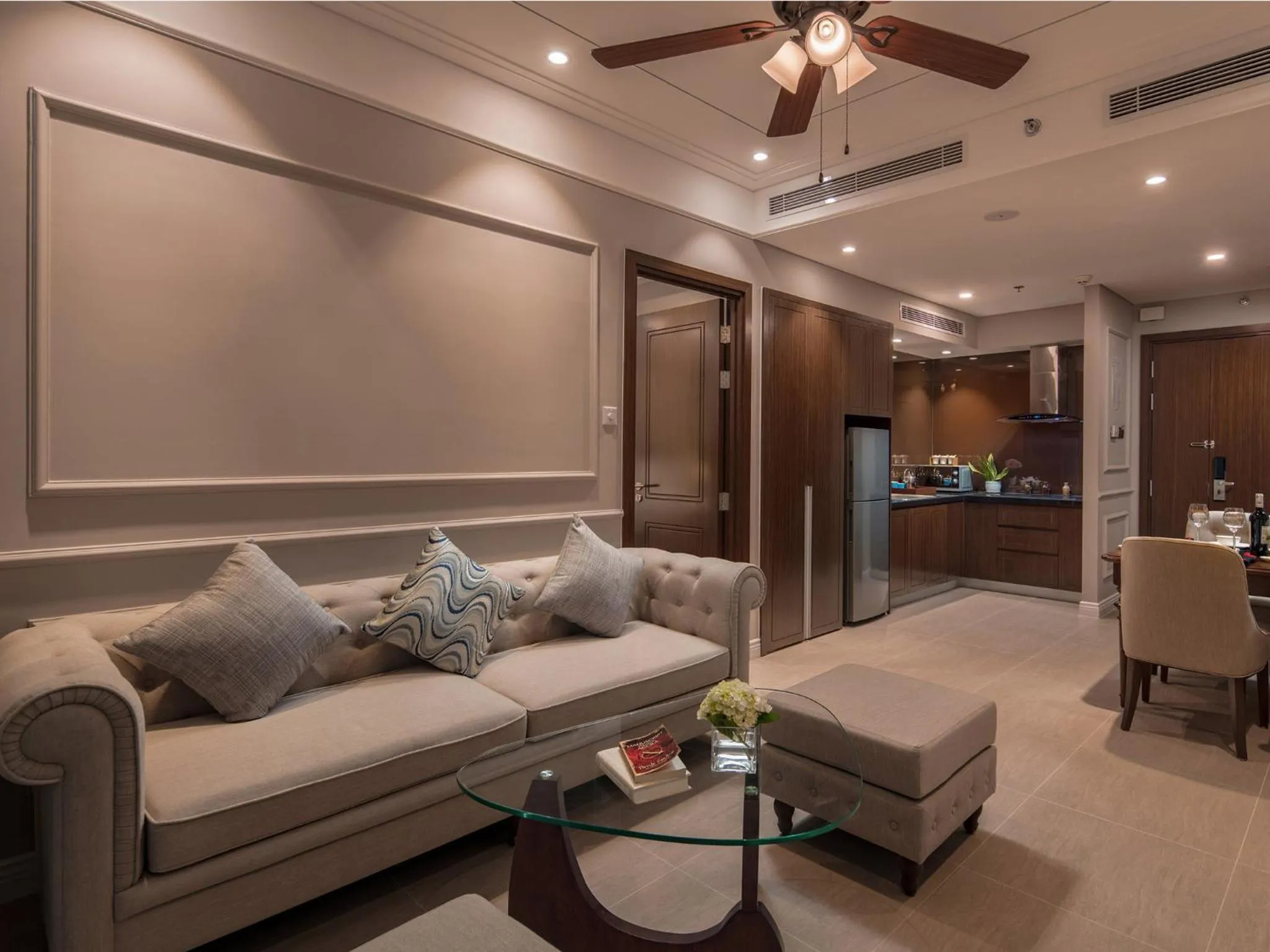 Kitchen or kitchenette in Altara Suites Da Nang by AHG