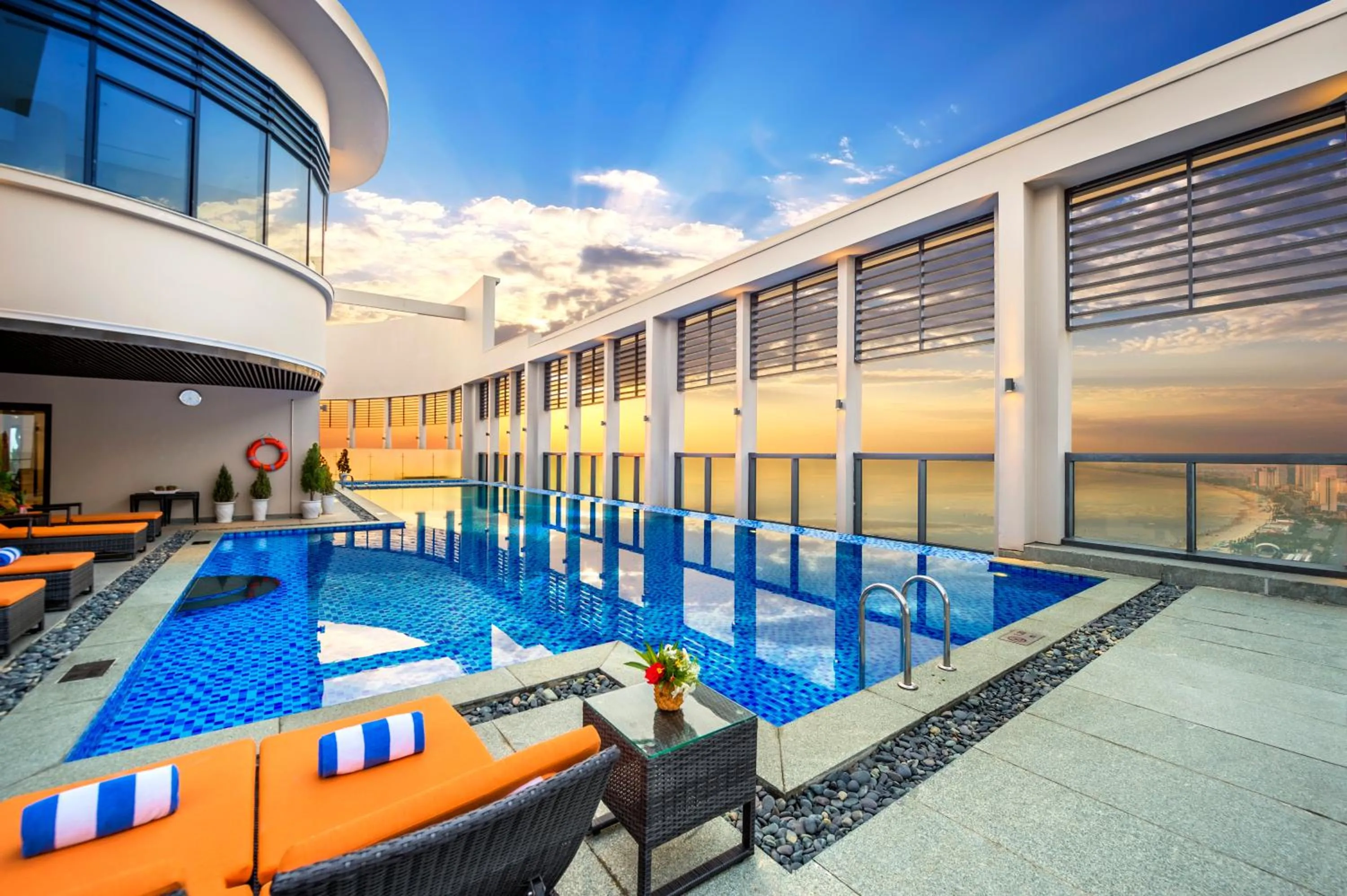 Swimming pool in Altara Suites Da Nang by AHG