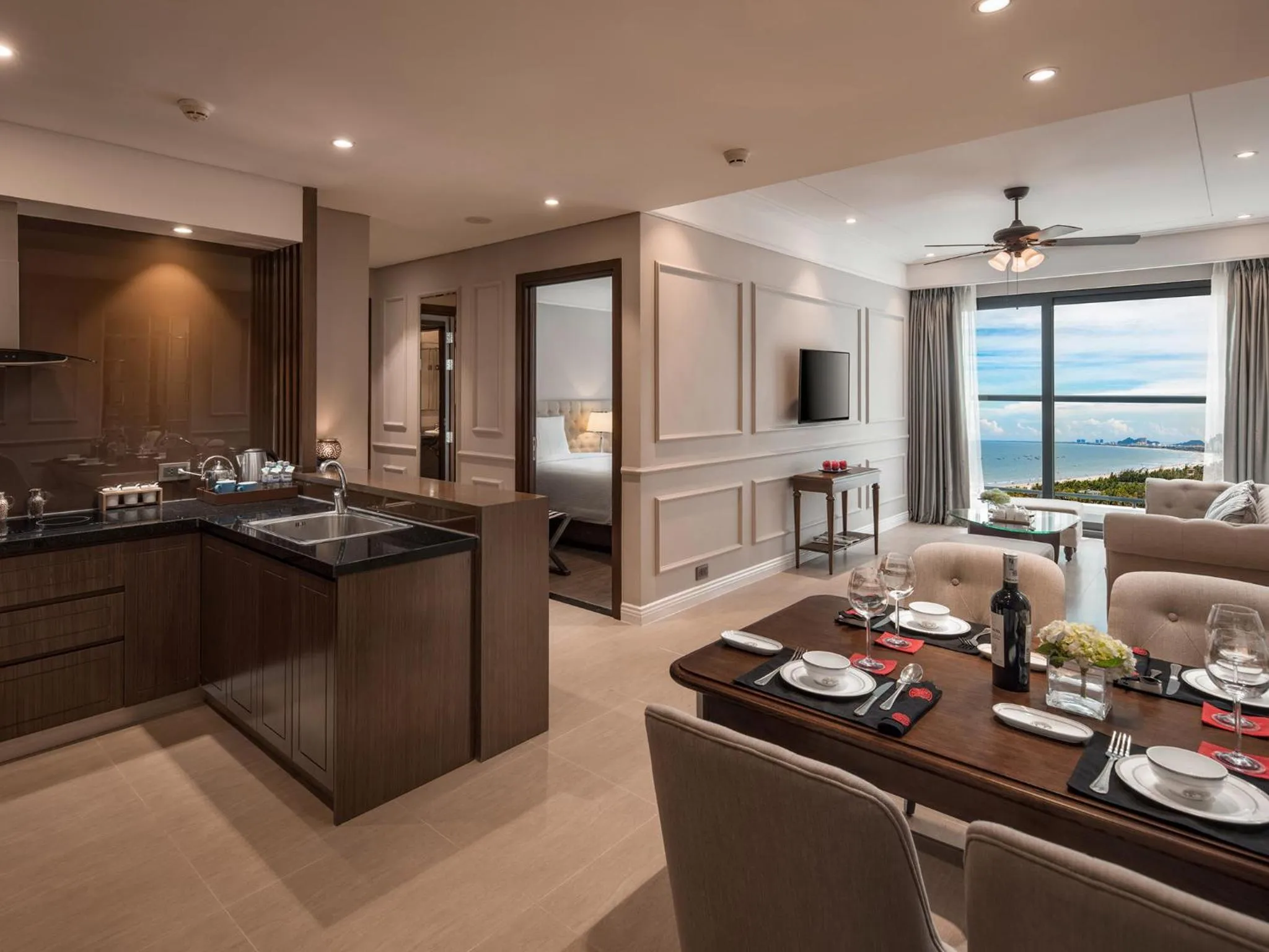 Living room in Altara Suites Da Nang by AHG