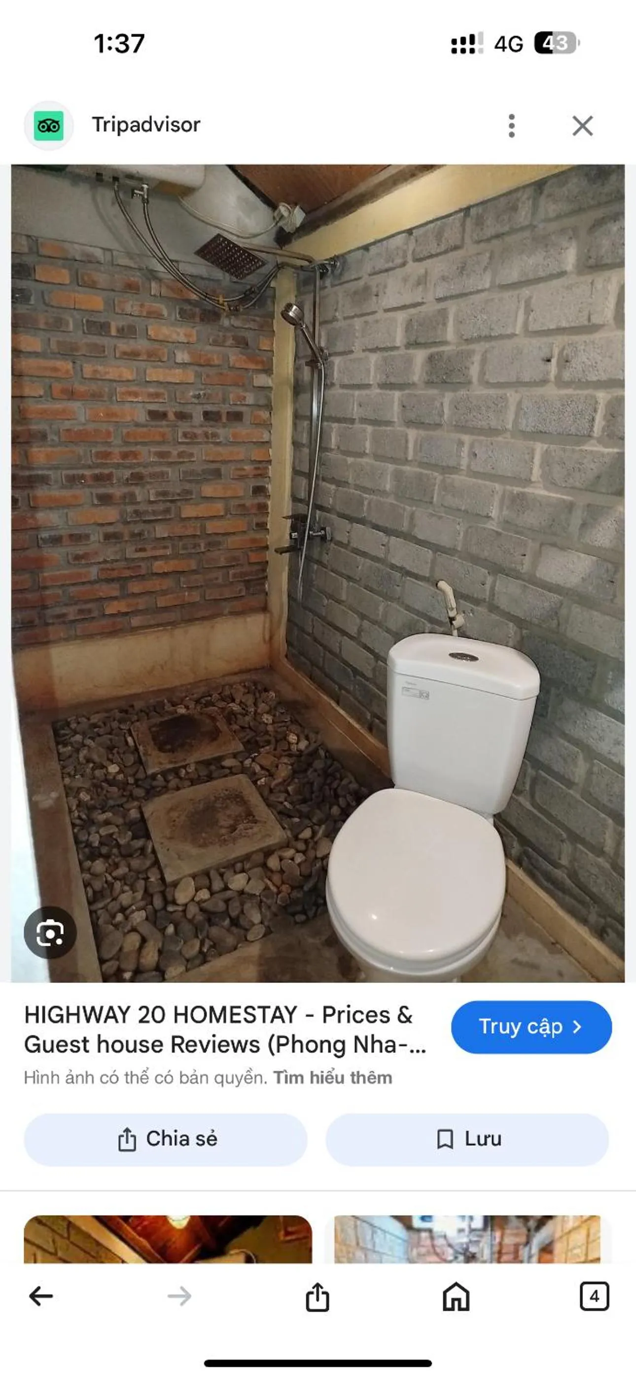 Toilet in Highway 20 Homestay