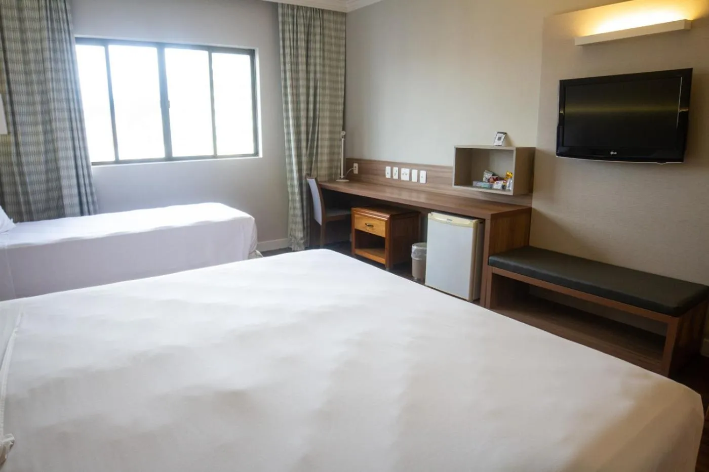 Bedroom, Bed in Bourbon Convention Hotel Santos