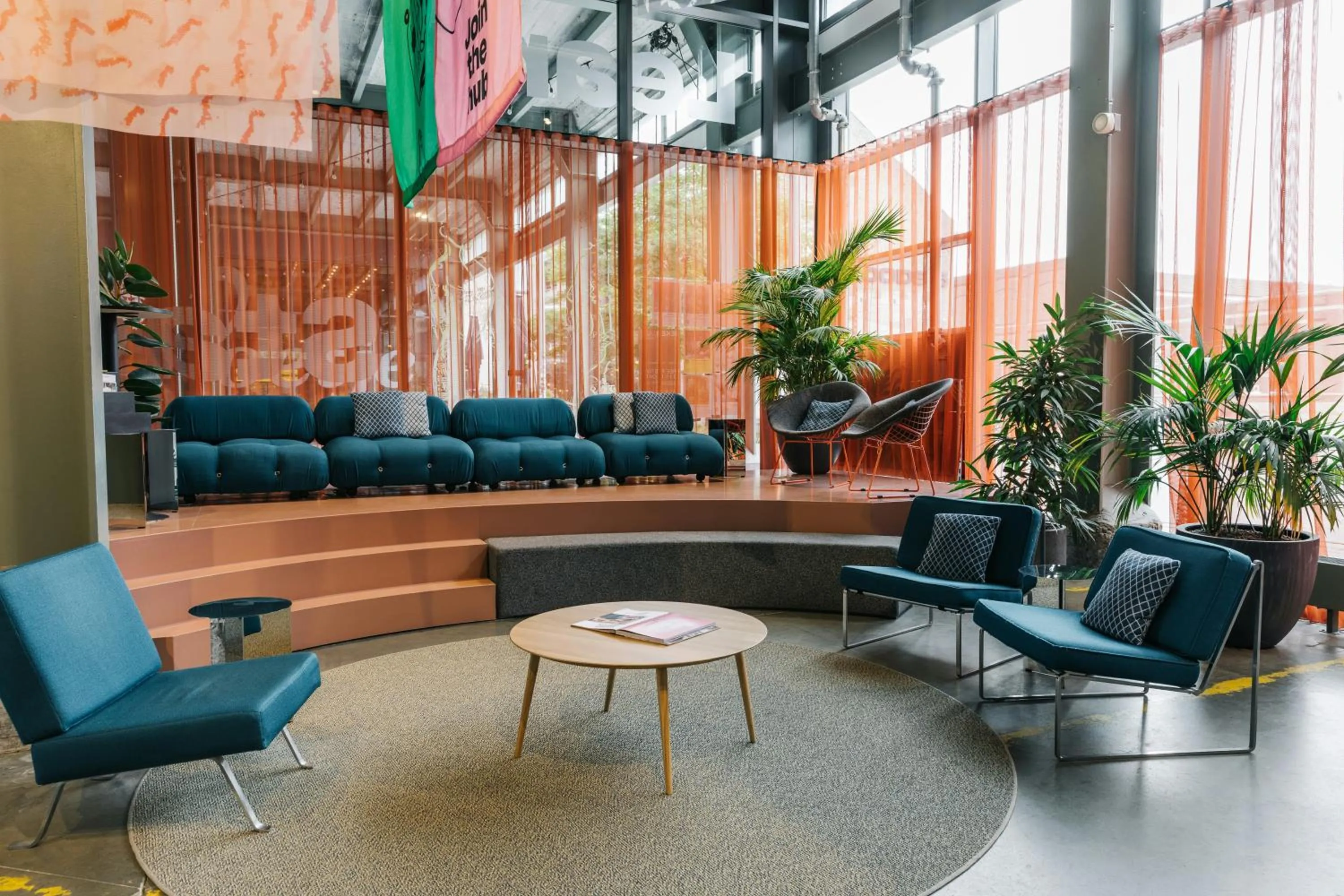 Lobby or reception in The Social Hub Maastricht