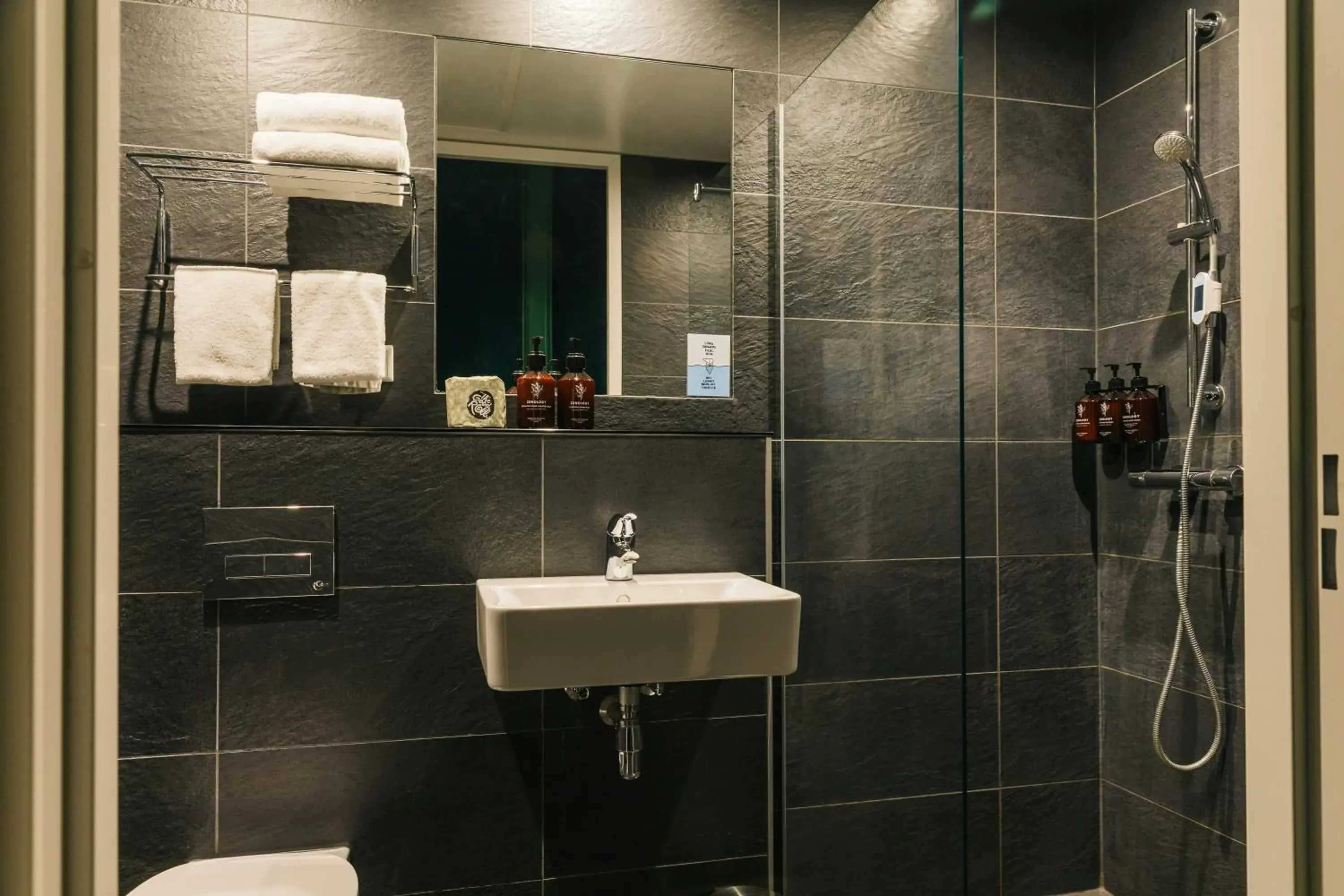 Bathroom in The Social Hub Maastricht Bathroom in The Social Hub Maastricht