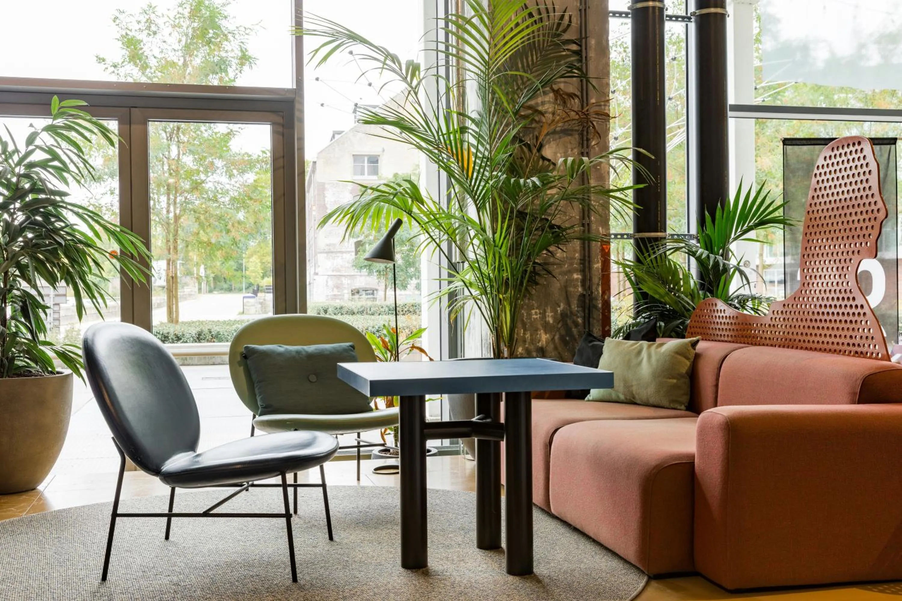 Lobby or reception in The Social Hub Maastricht