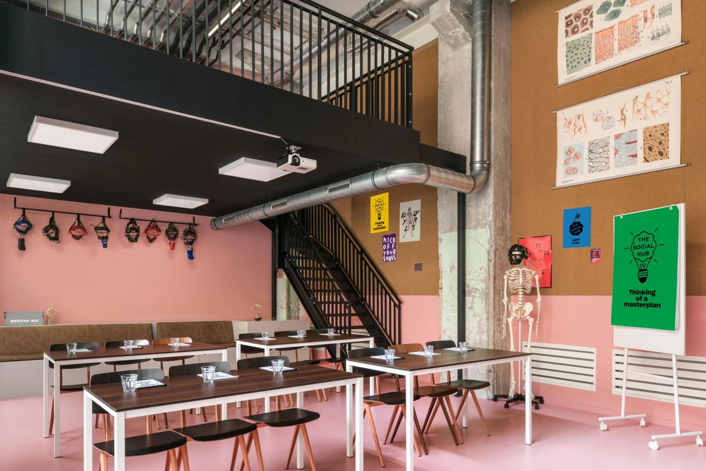 Meeting/conference room in The Social Hub Maastricht
