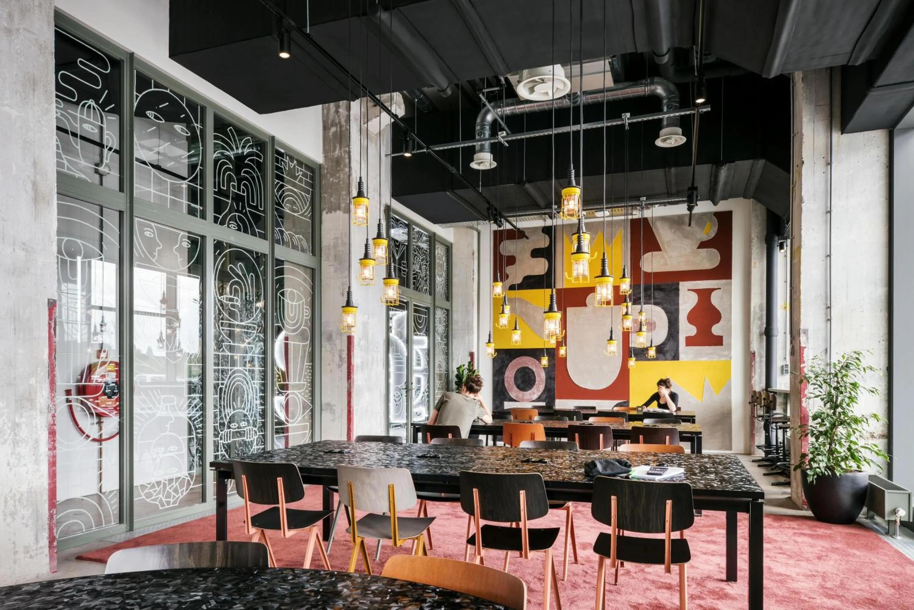 Lobby or reception in The Social Hub Maastricht