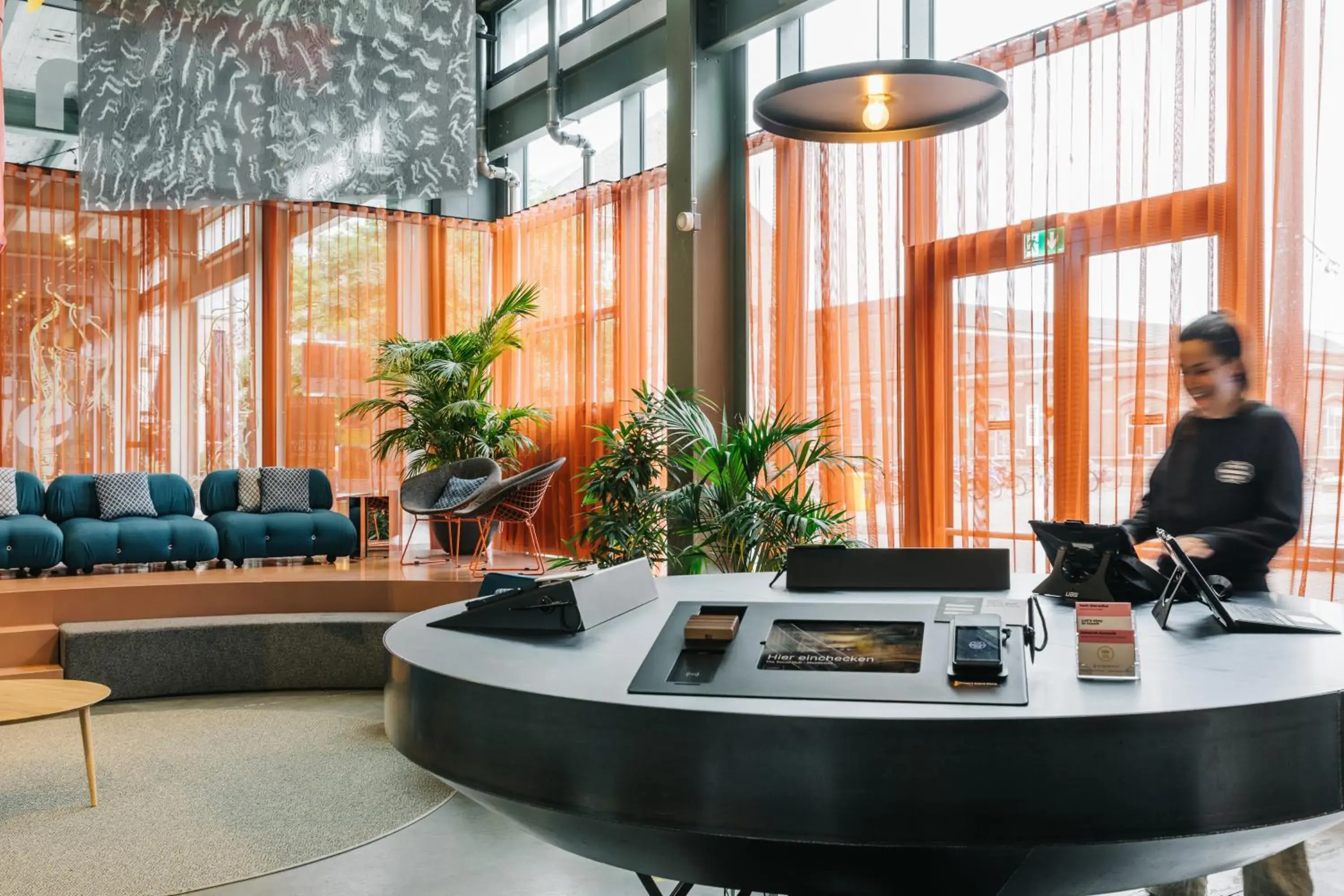 Lobby or reception in The Social Hub Maastricht Lobby or reception in The Social Hub Maastricht