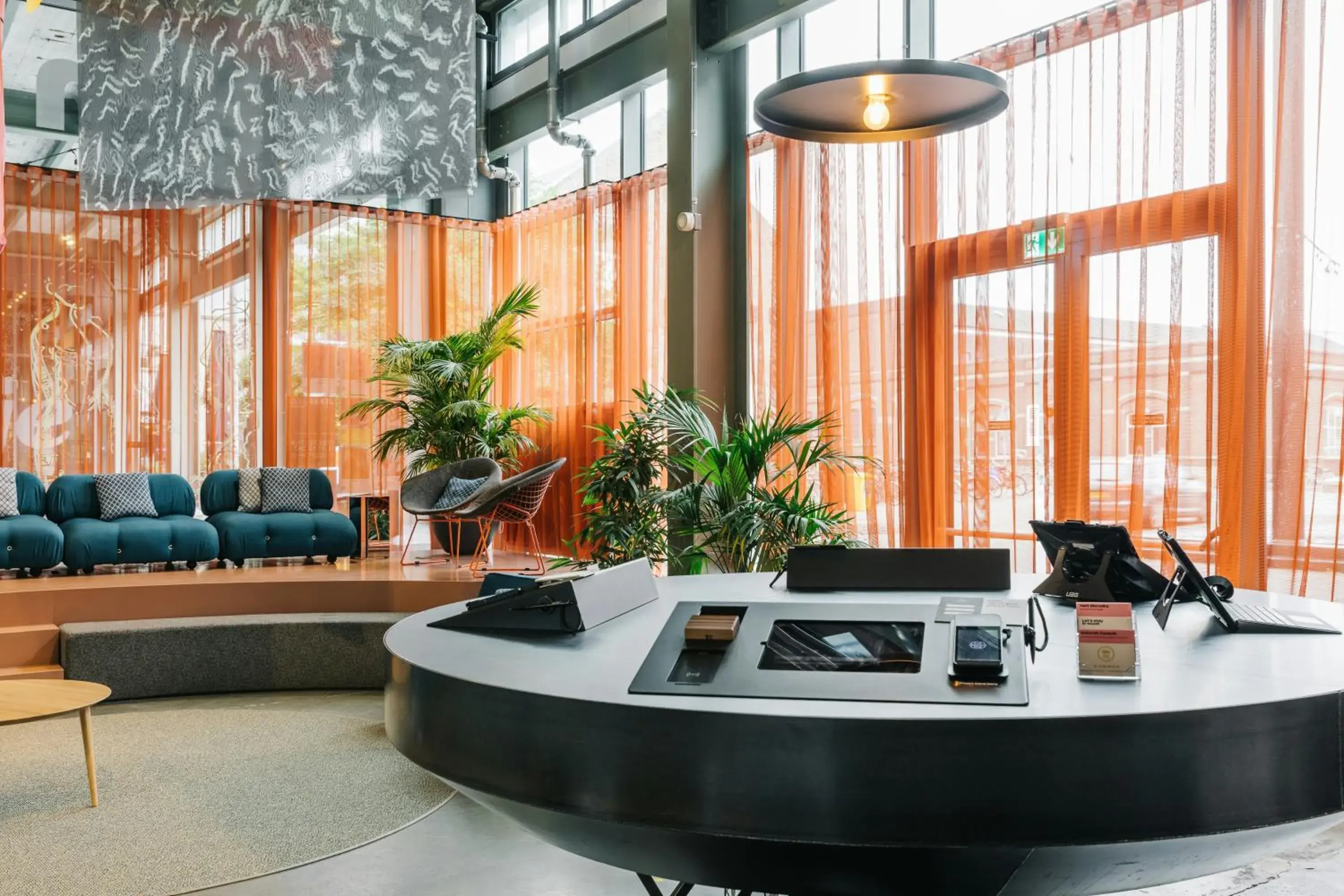 Lobby or reception in The Social Hub Maastricht Lobby or reception in The Social Hub Maastricht