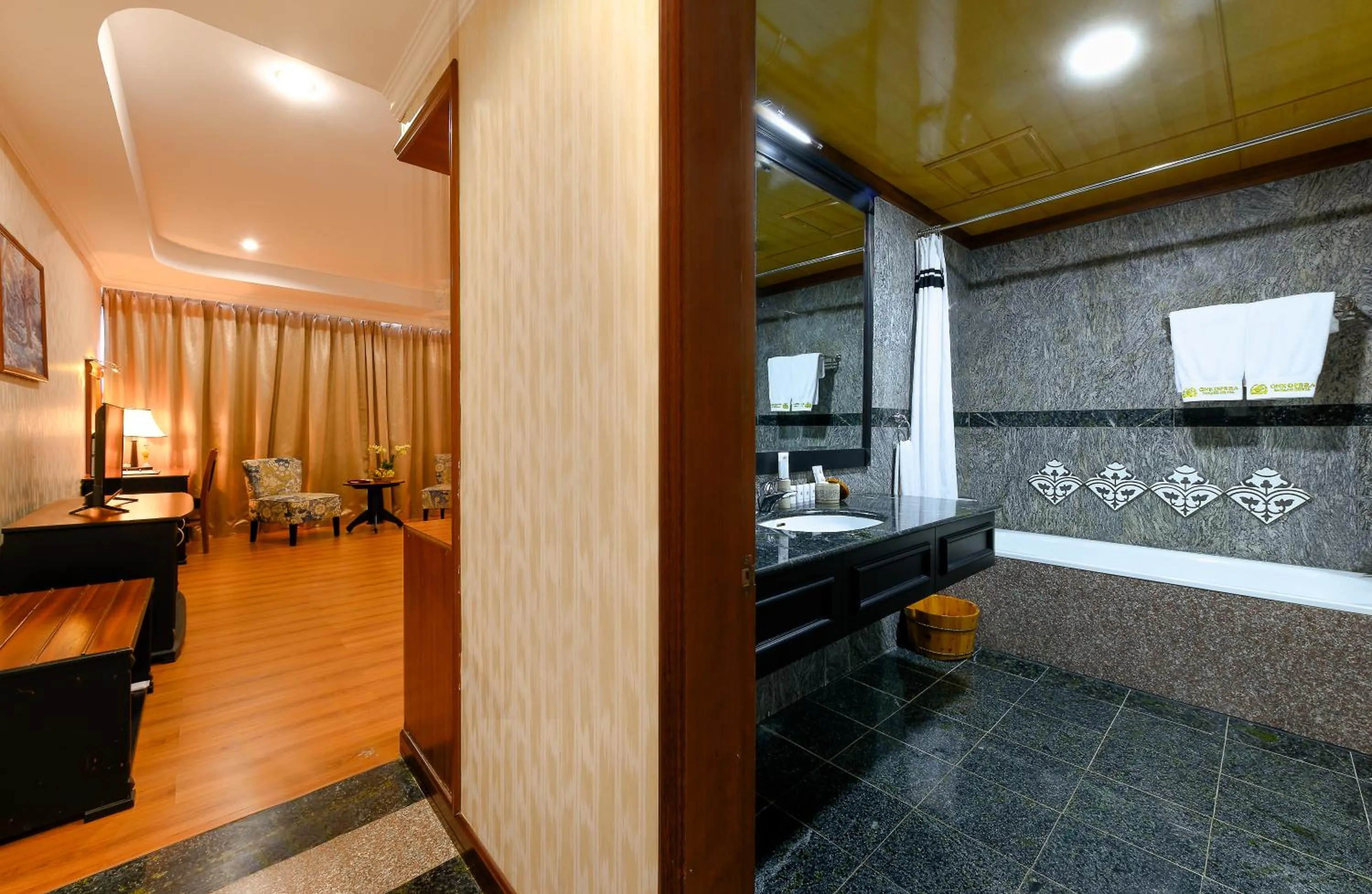 Bathroom in Muong Thanh Luxury Song Han Hotel