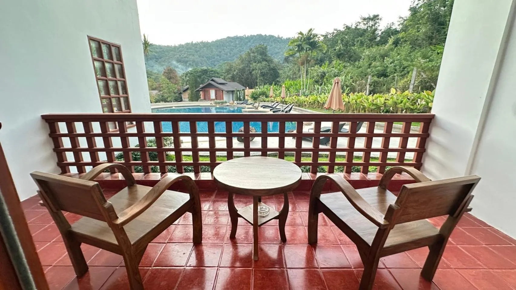 Pool view in Belle Villa Resort, Chiang Mai