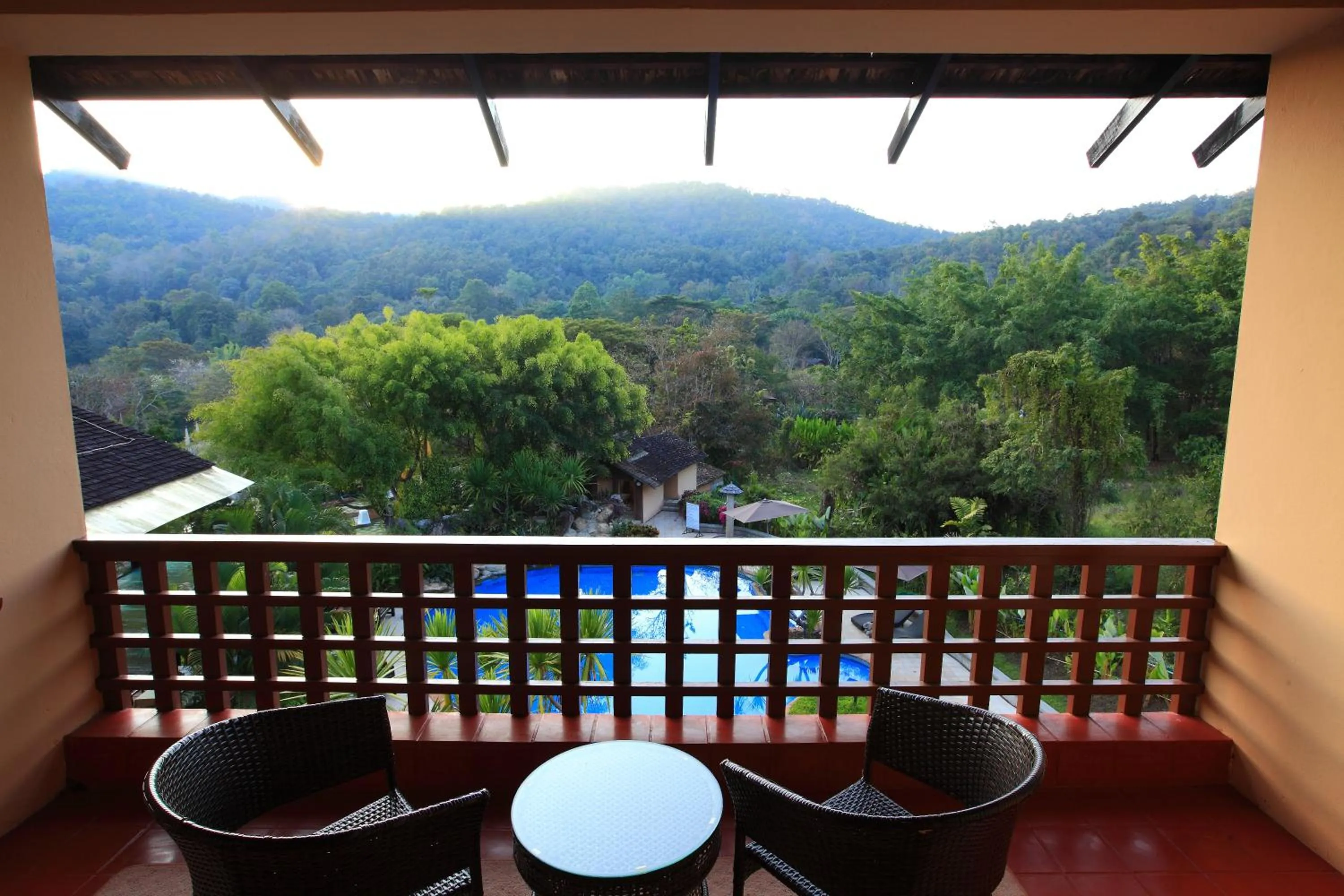 Balcony/Terrace in Belle Villa Resort, Chiang Mai