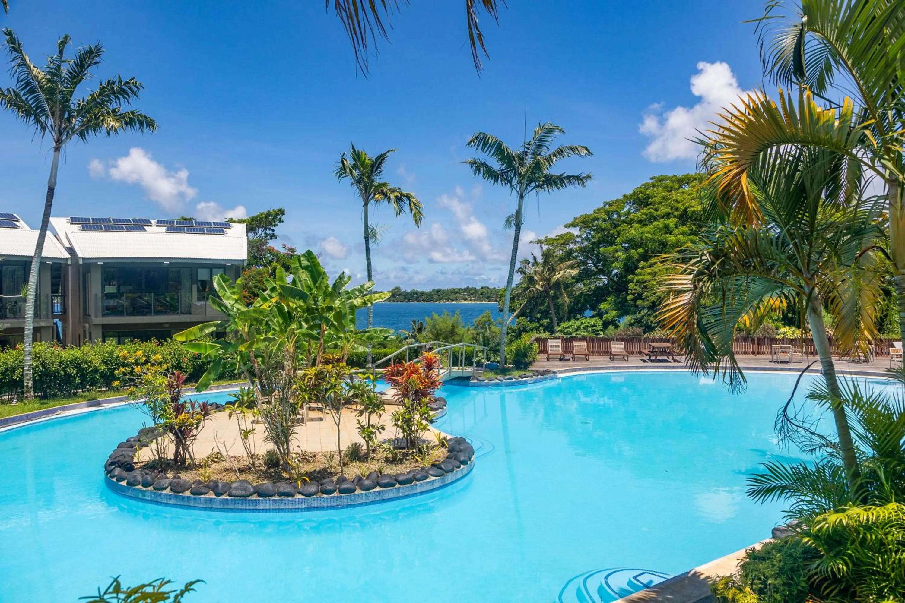 Sunset in Iririki Island Resort & Spa