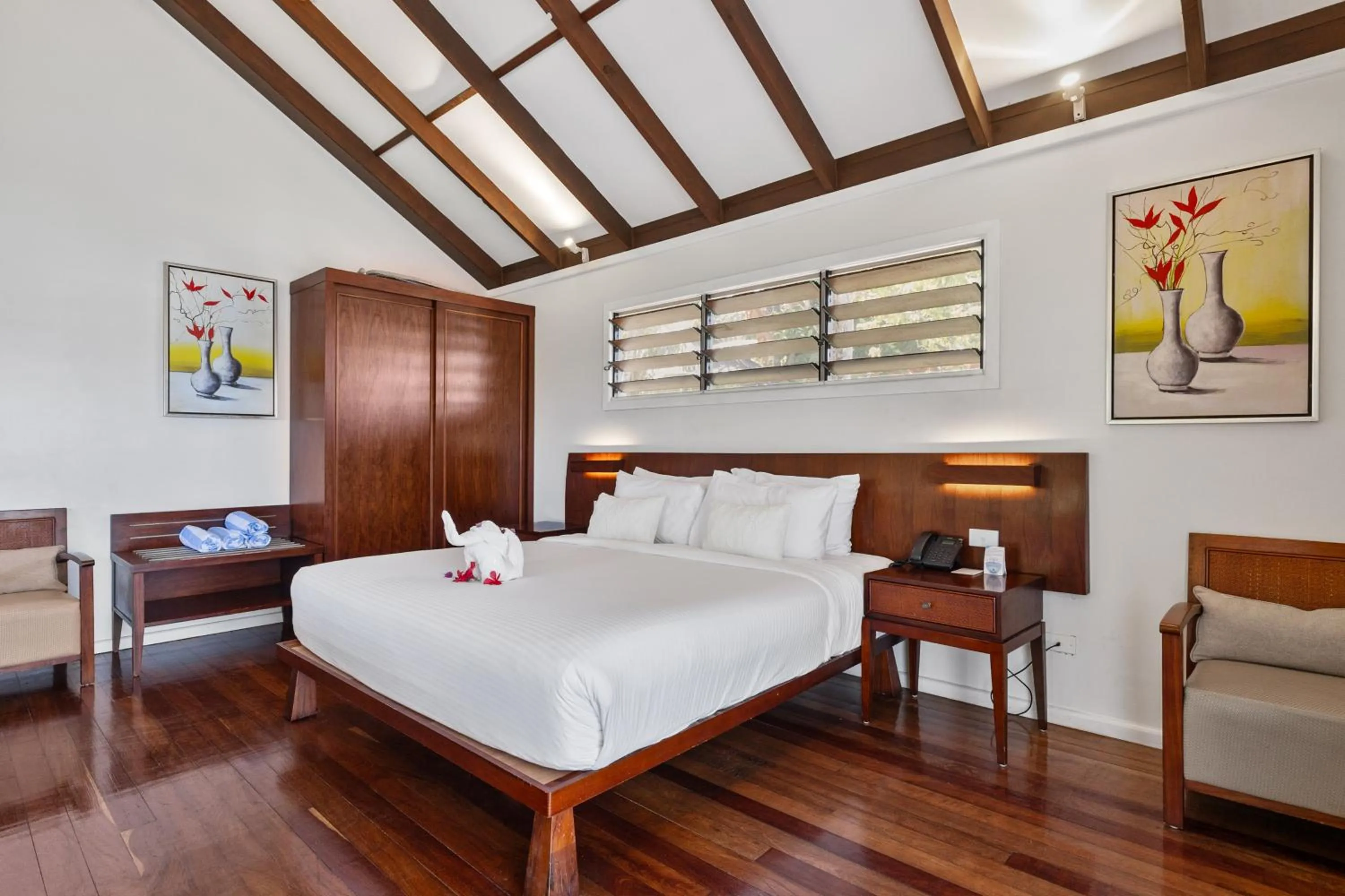 Bedroom, Bed in Iririki Island Resort & Spa