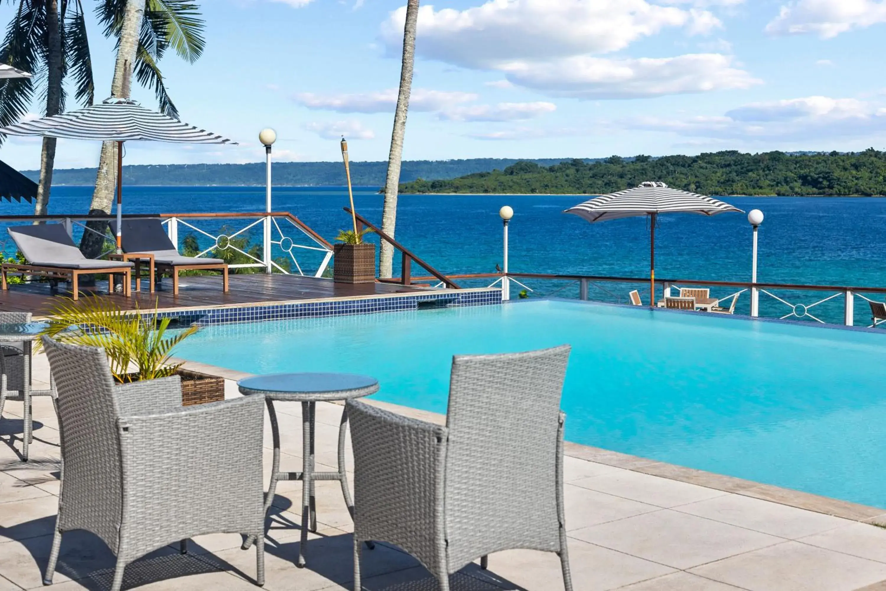 Swimming pool in Iririki Island Resort & Spa Swimming pool in Iririki Island Resort & Spa