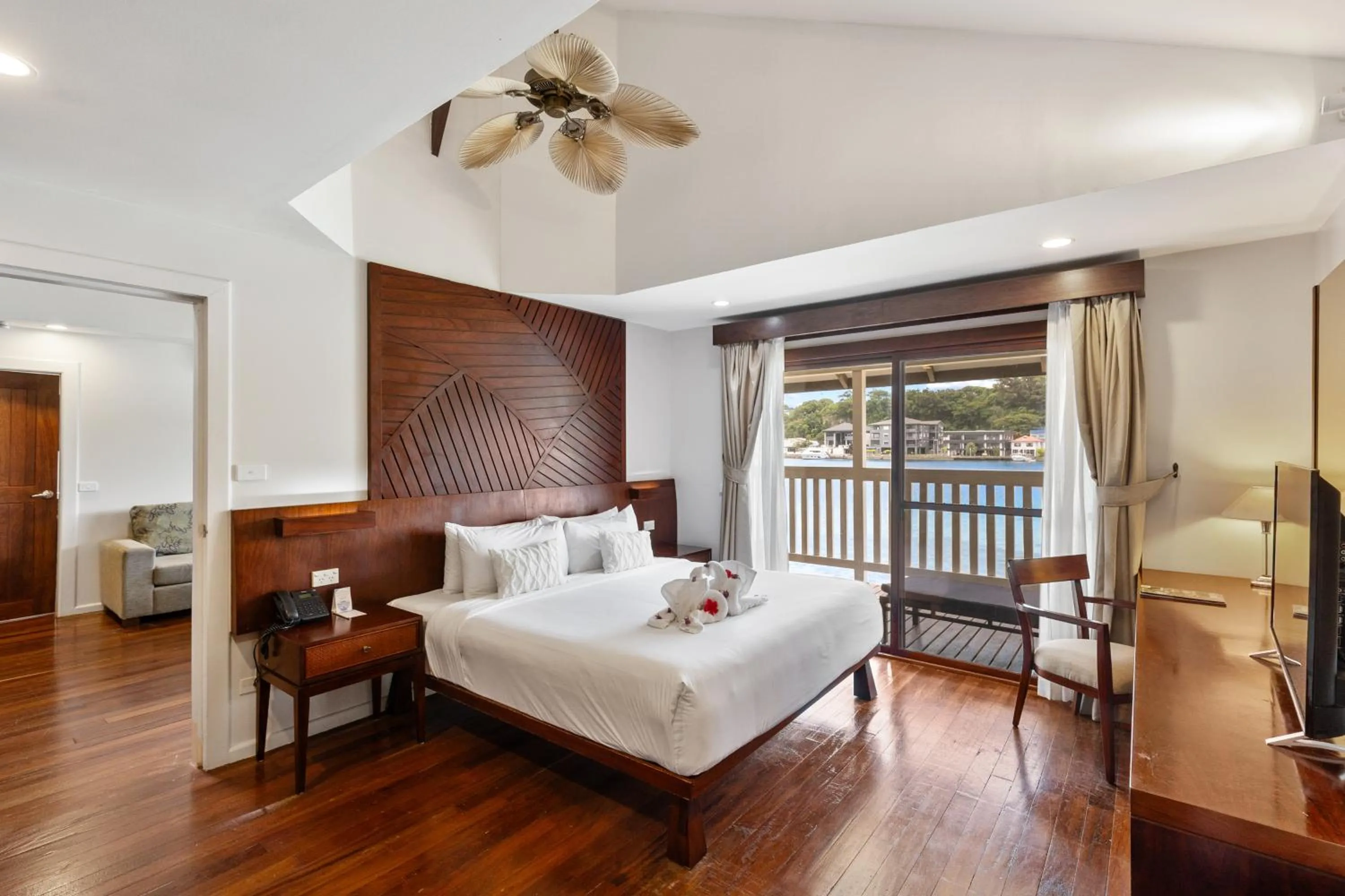 Bedroom, Bed in Iririki Island Resort & Spa