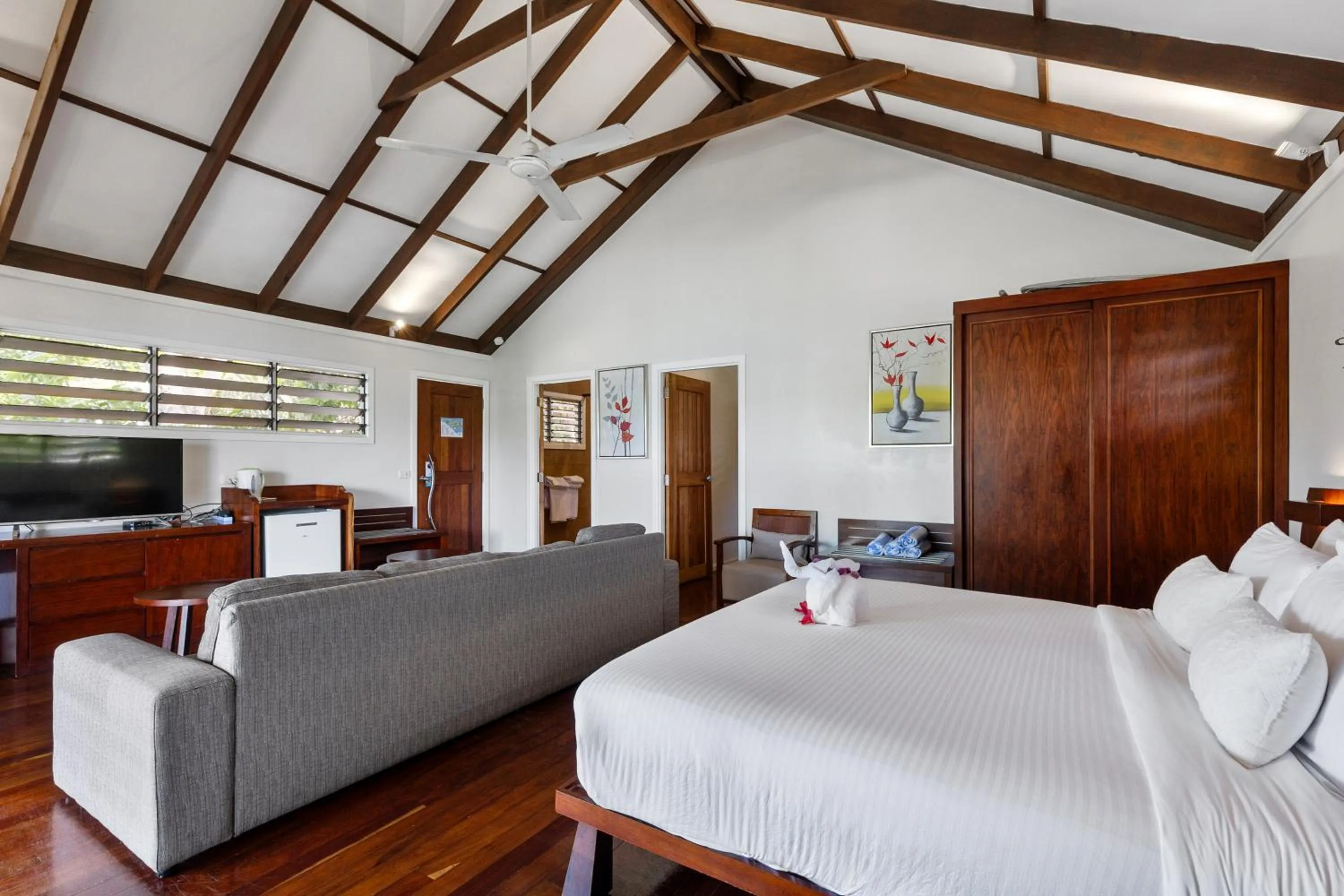 Bedroom, Bed in Iririki Island Resort & Spa