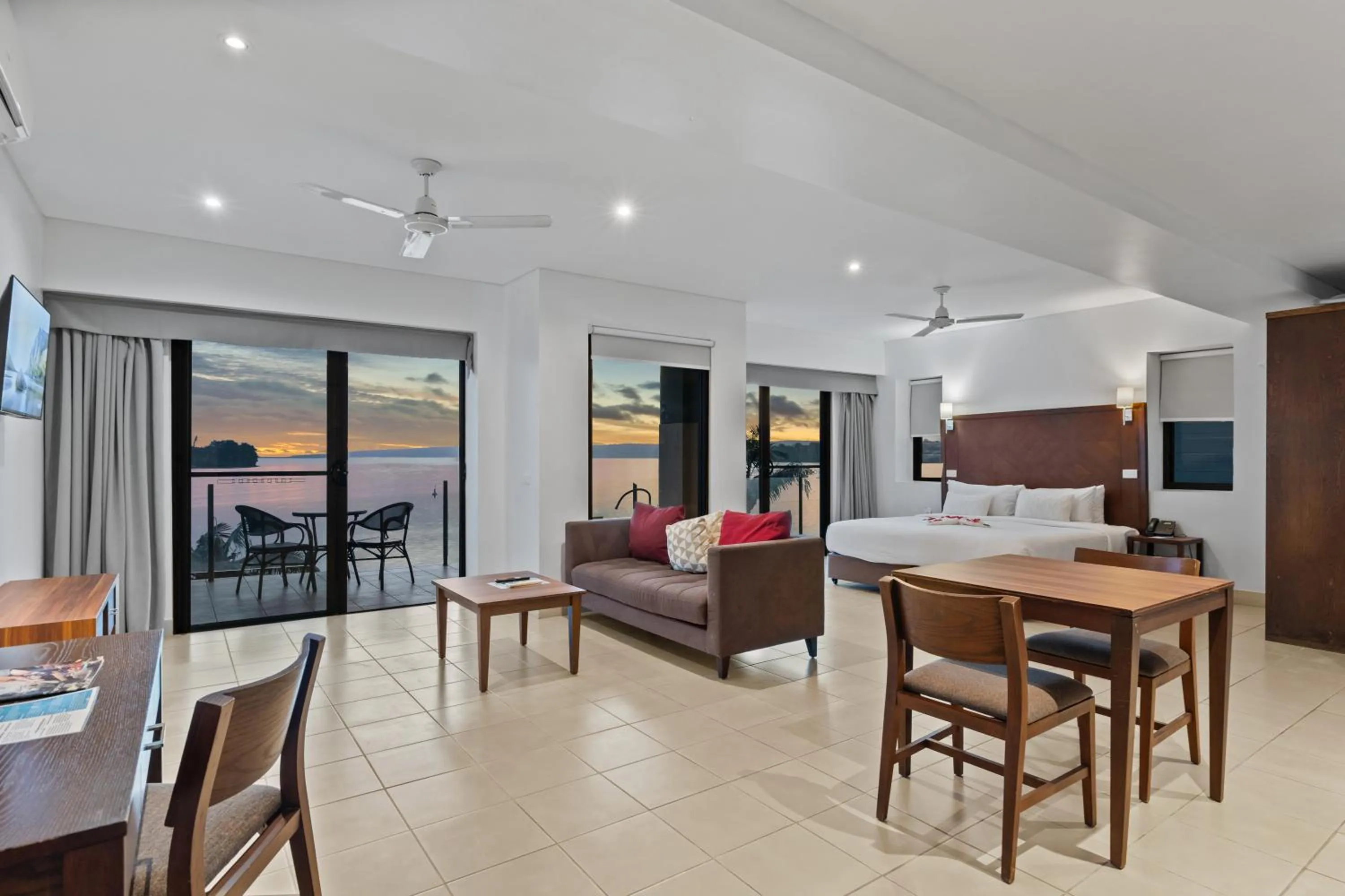 Seating area in Iririki Island Resort & Spa