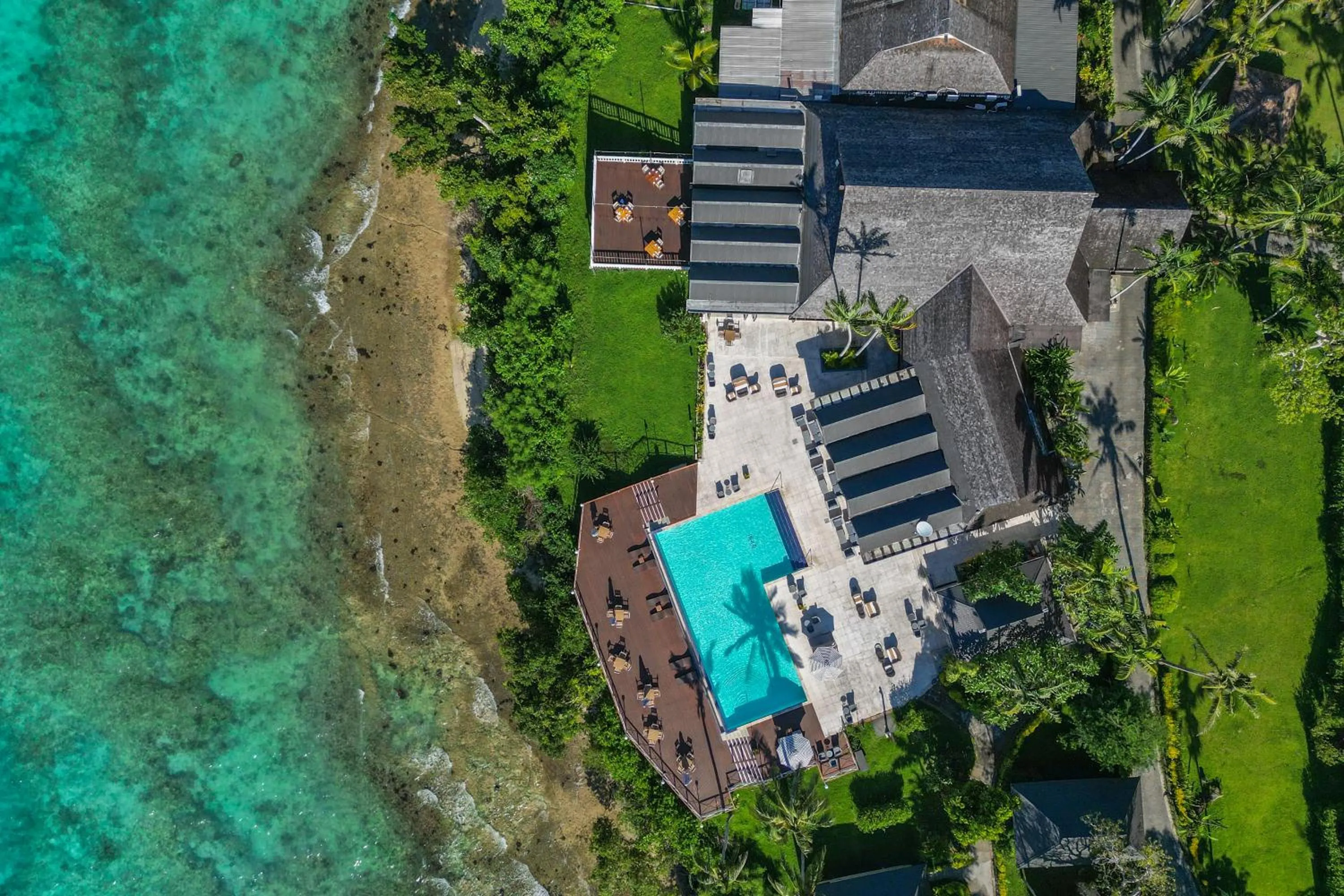 Pool view in Iririki Island Resort & Spa