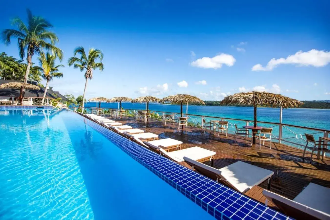 Swimming pool in Iririki Island Resort & Spa Swimming pool in Iririki Island Resort & Spa