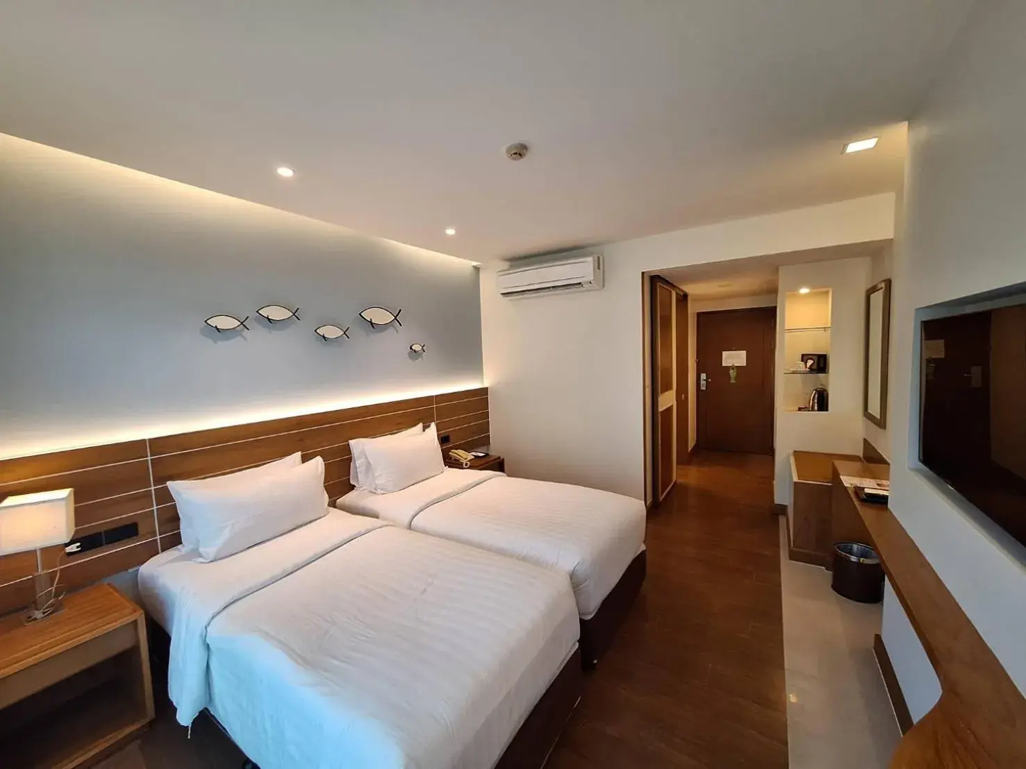 Bed in Fisherman's Resort Haad Chao Samran Bed in Fisherman's Resort Haad Chao Samran