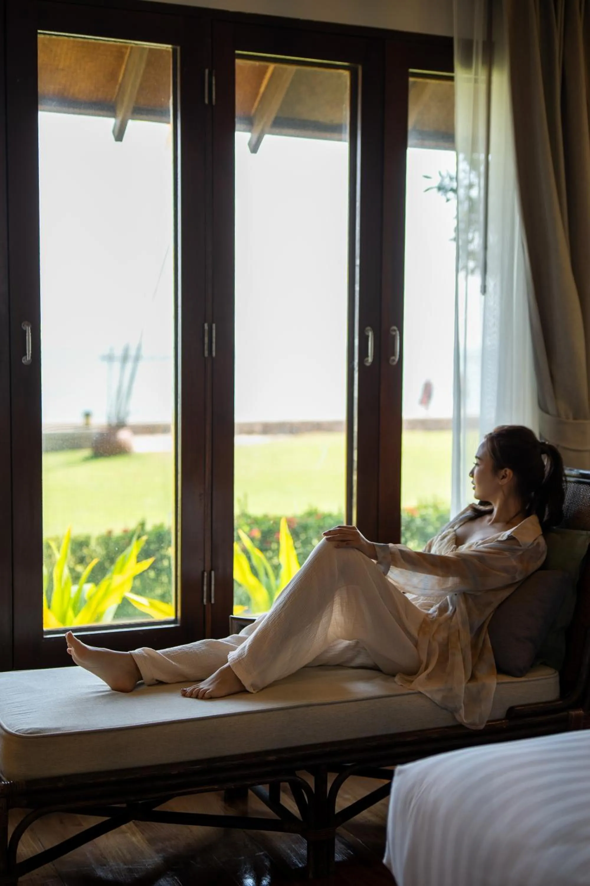 Bed in Fisherman's Resort Haad Chao Samran