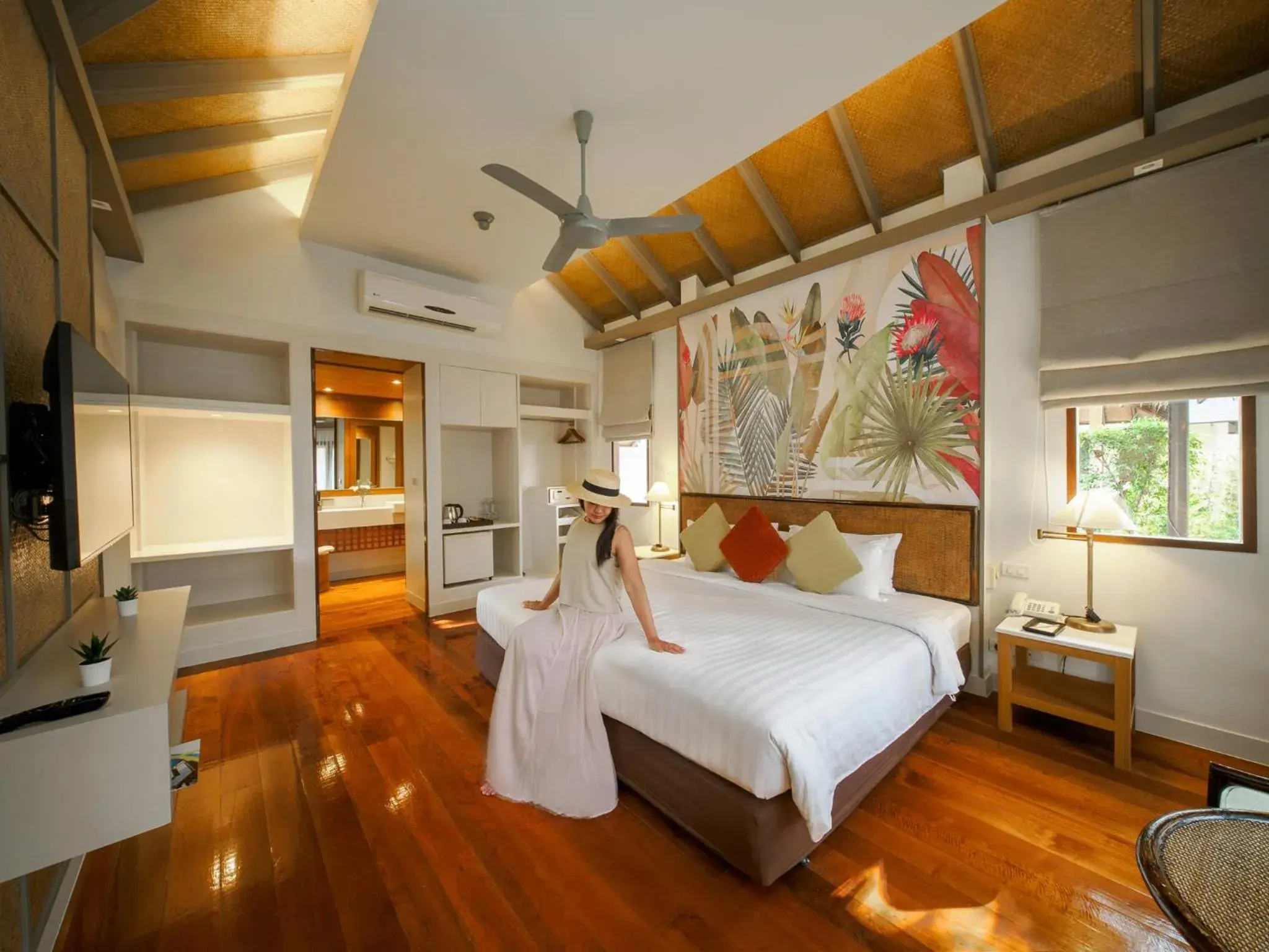 Bed in Fisherman's Resort Haad Chao Samran Bed in Fisherman's Resort Haad Chao Samran