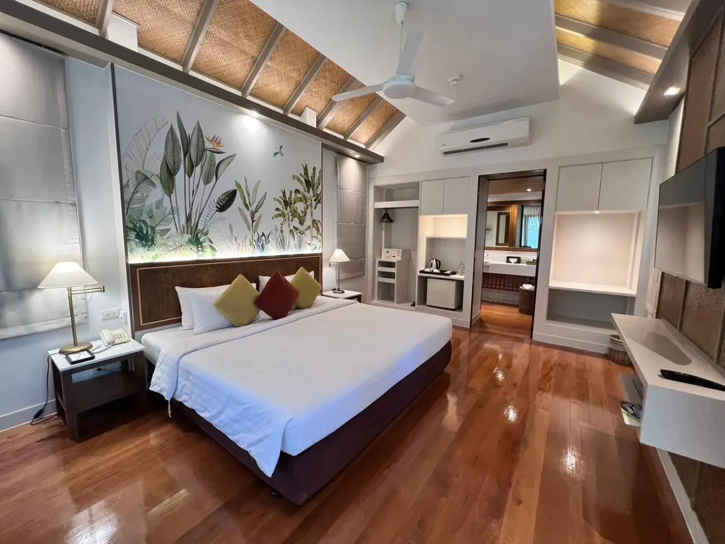 Bed in Fisherman's Resort Haad Chao Samran Bed in Fisherman's Resort Haad Chao Samran