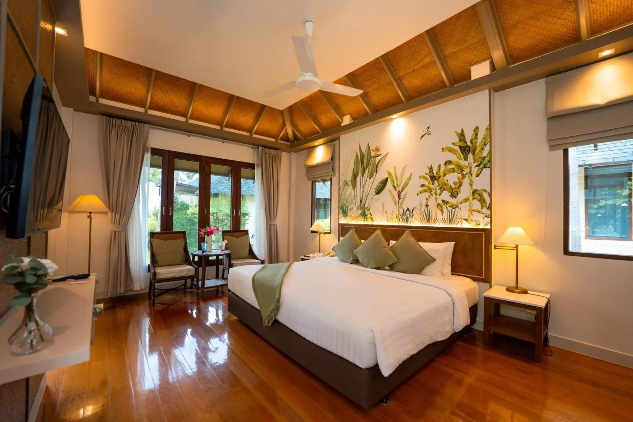 Bed in Fisherman's Resort Haad Chao Samran Bed in Fisherman's Resort Haad Chao Samran