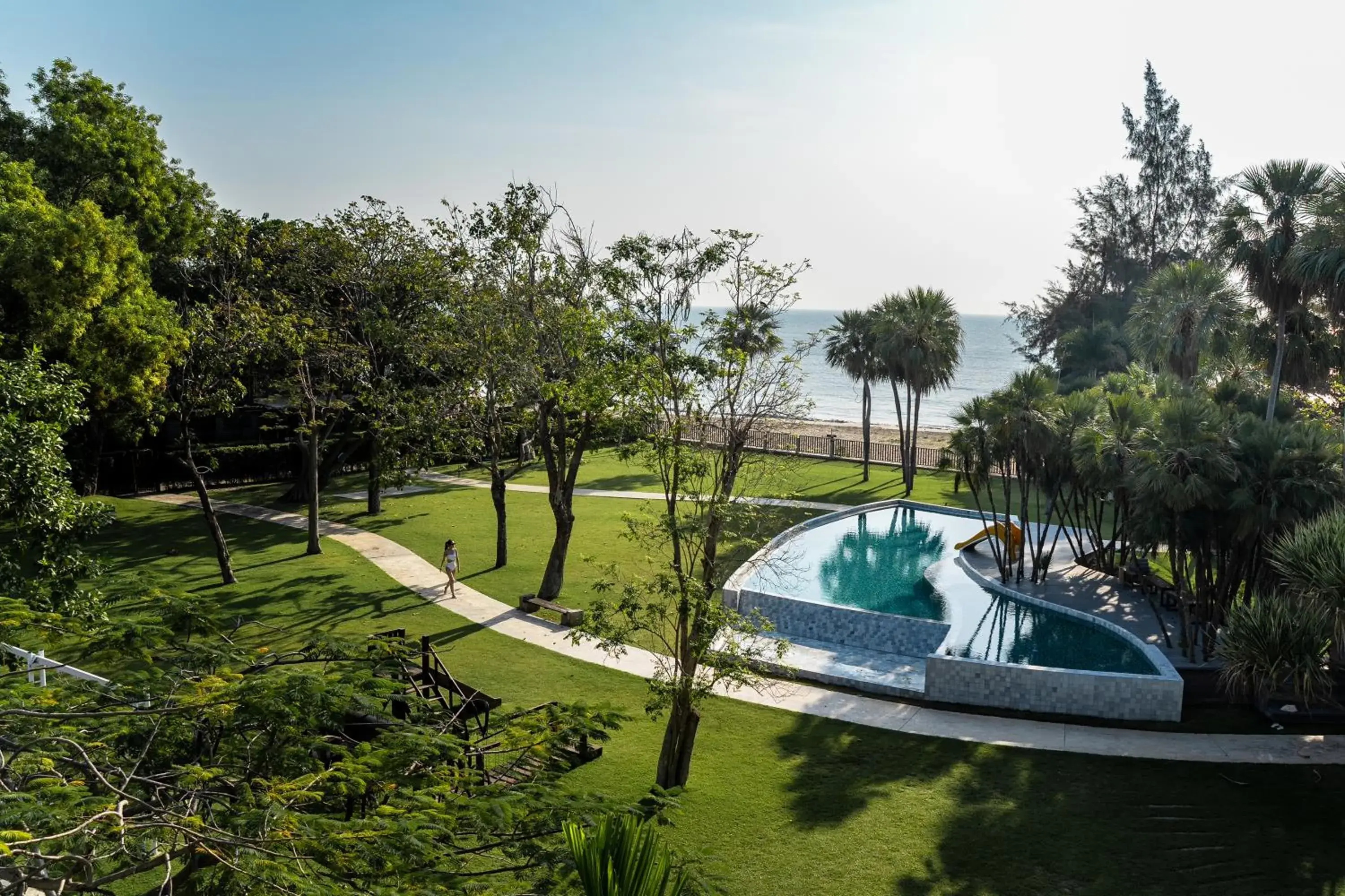 Swimming pool in Fisherman's Resort Haad Chao Samran Swimming pool in Fisherman's Resort Haad Chao Samran