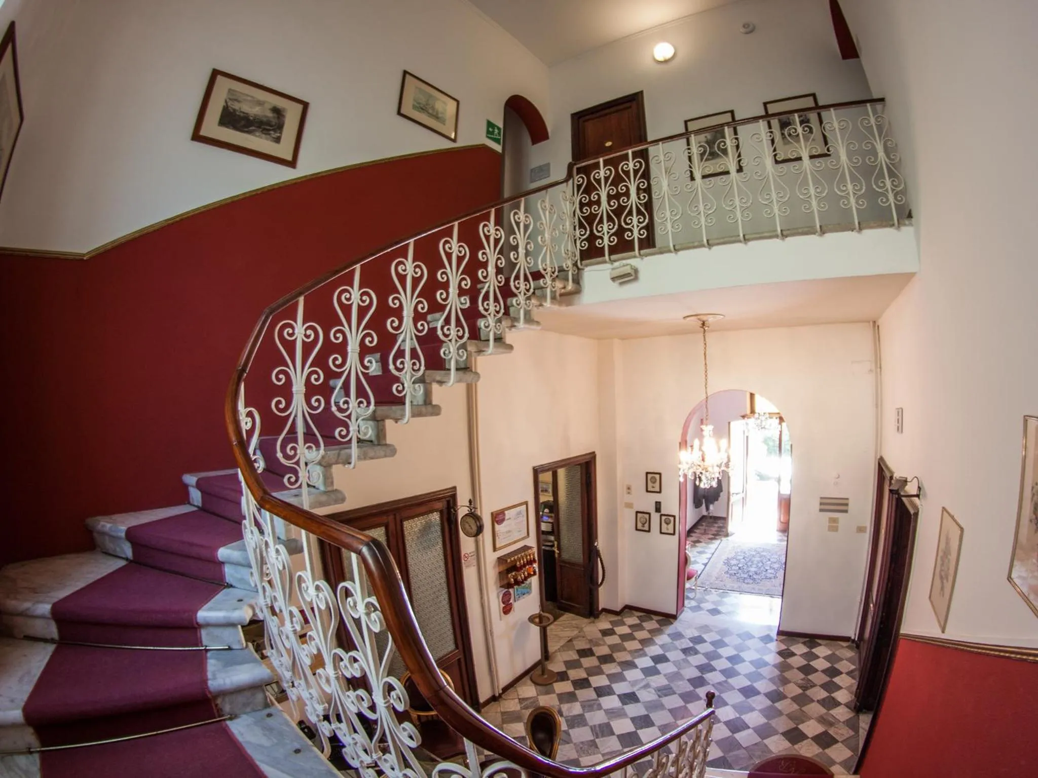 Lobby or reception in Hotel Delle Rose