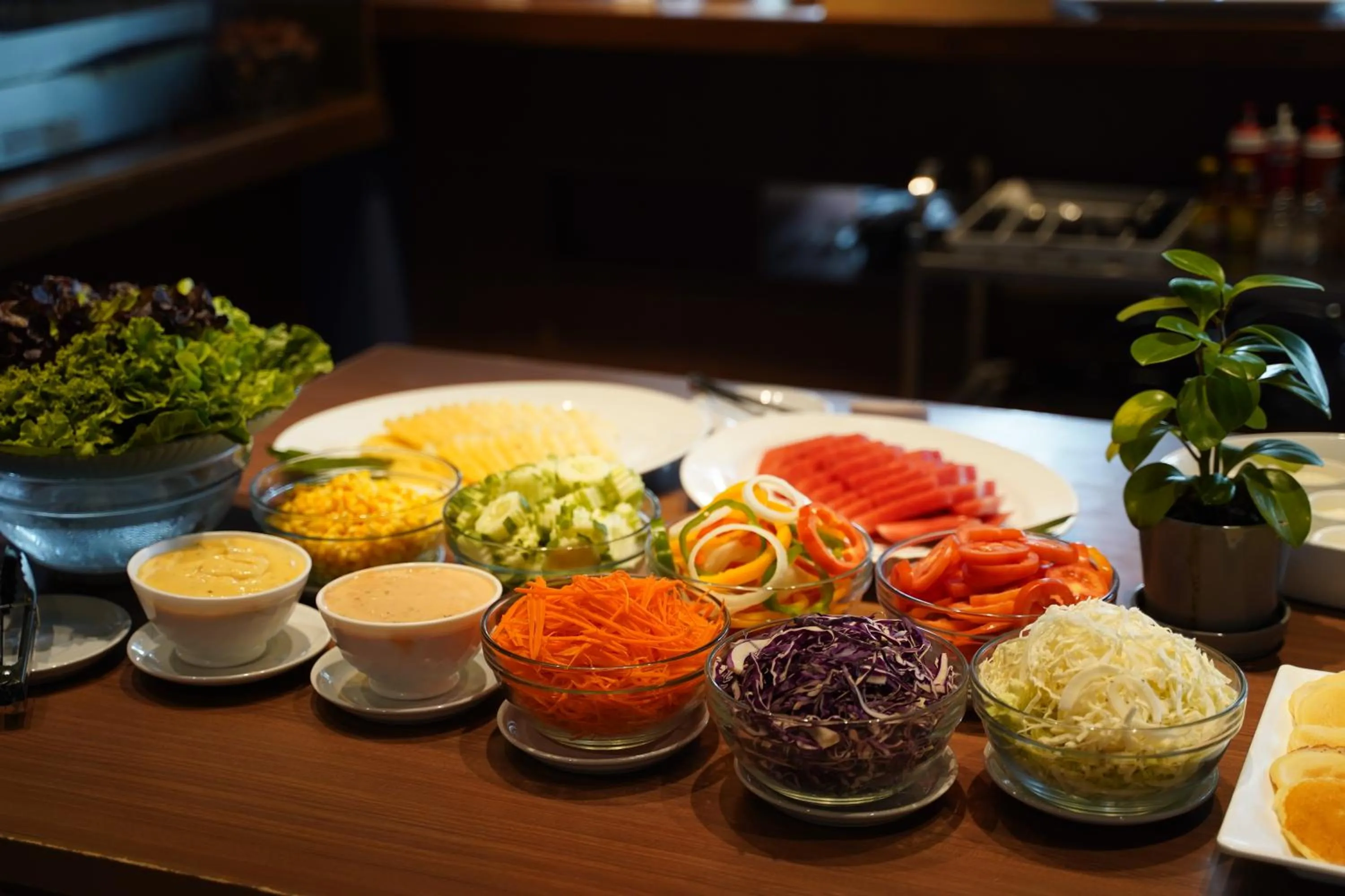 Buffet breakfast in The Cottage Suvarnabhumi