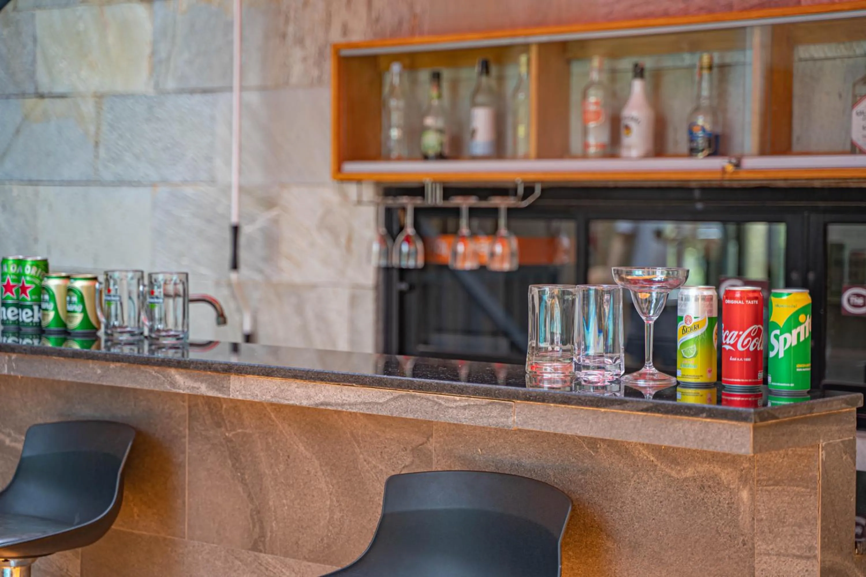 Lounge or bar in The Cottage Suvarnabhumi