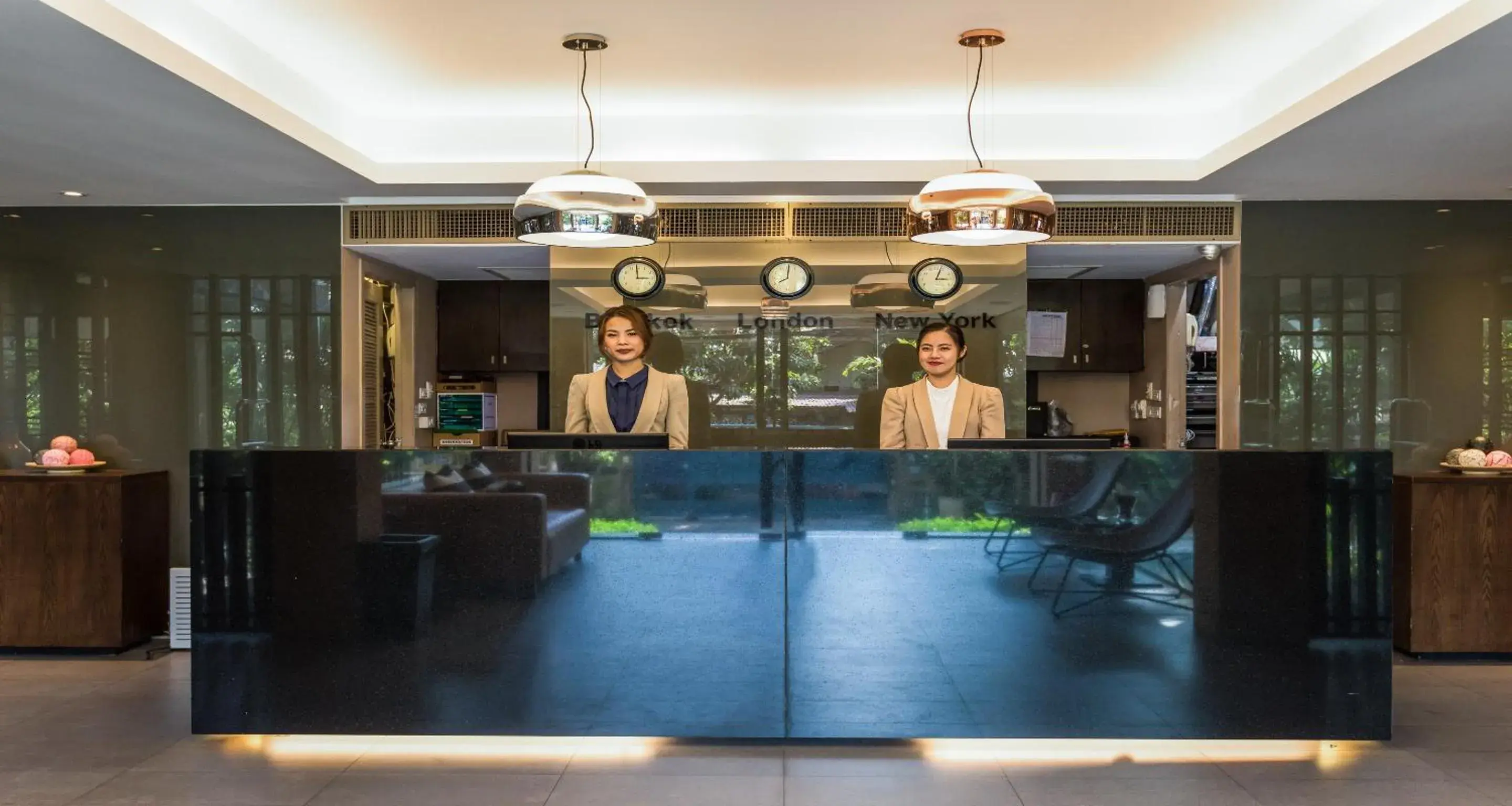 Lobby or reception in The Cottage Suvarnabhumi Lobby or reception in The Cottage Suvarnabhumi