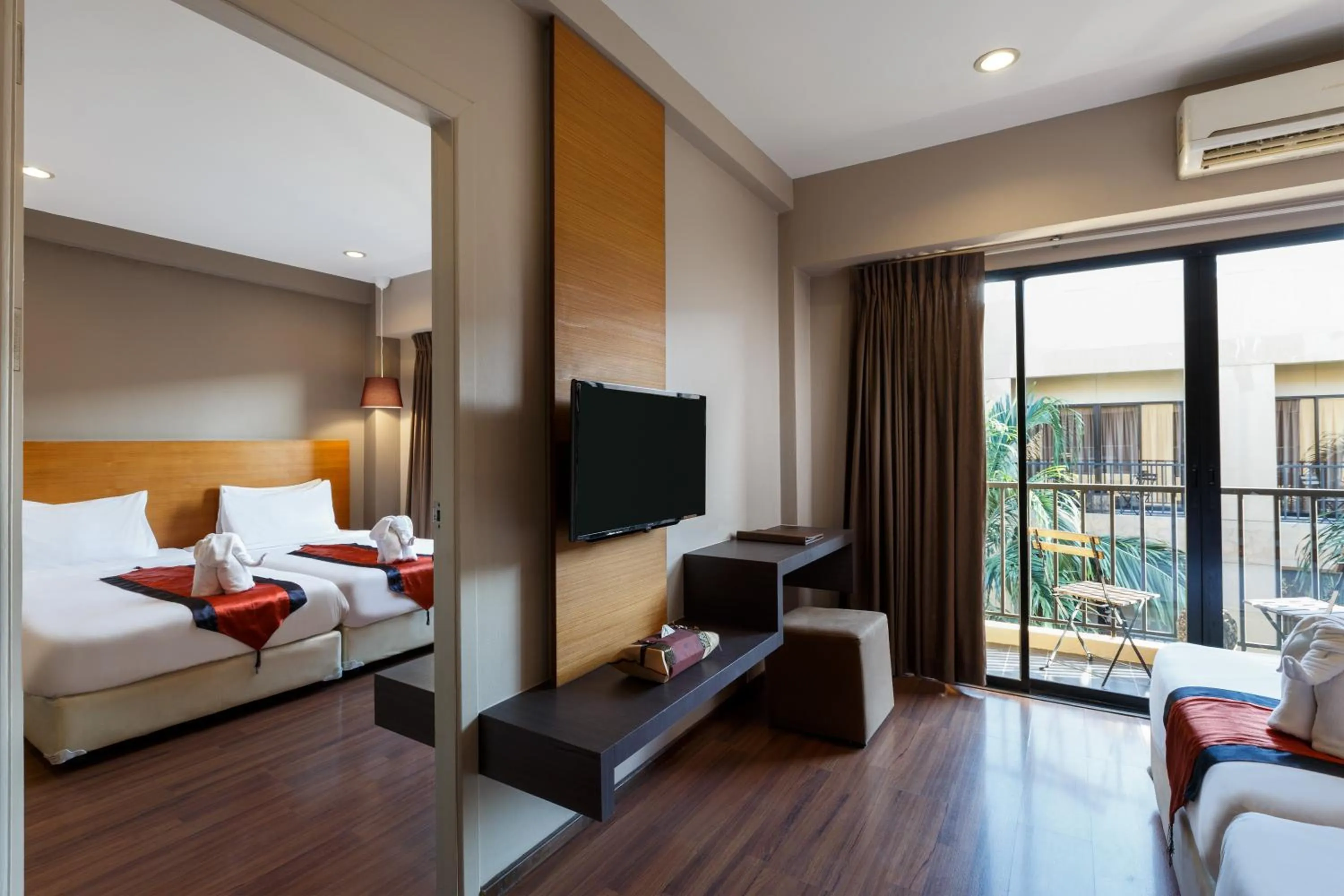 TV and multimedia, Bed in The Cottage Suvarnabhumi