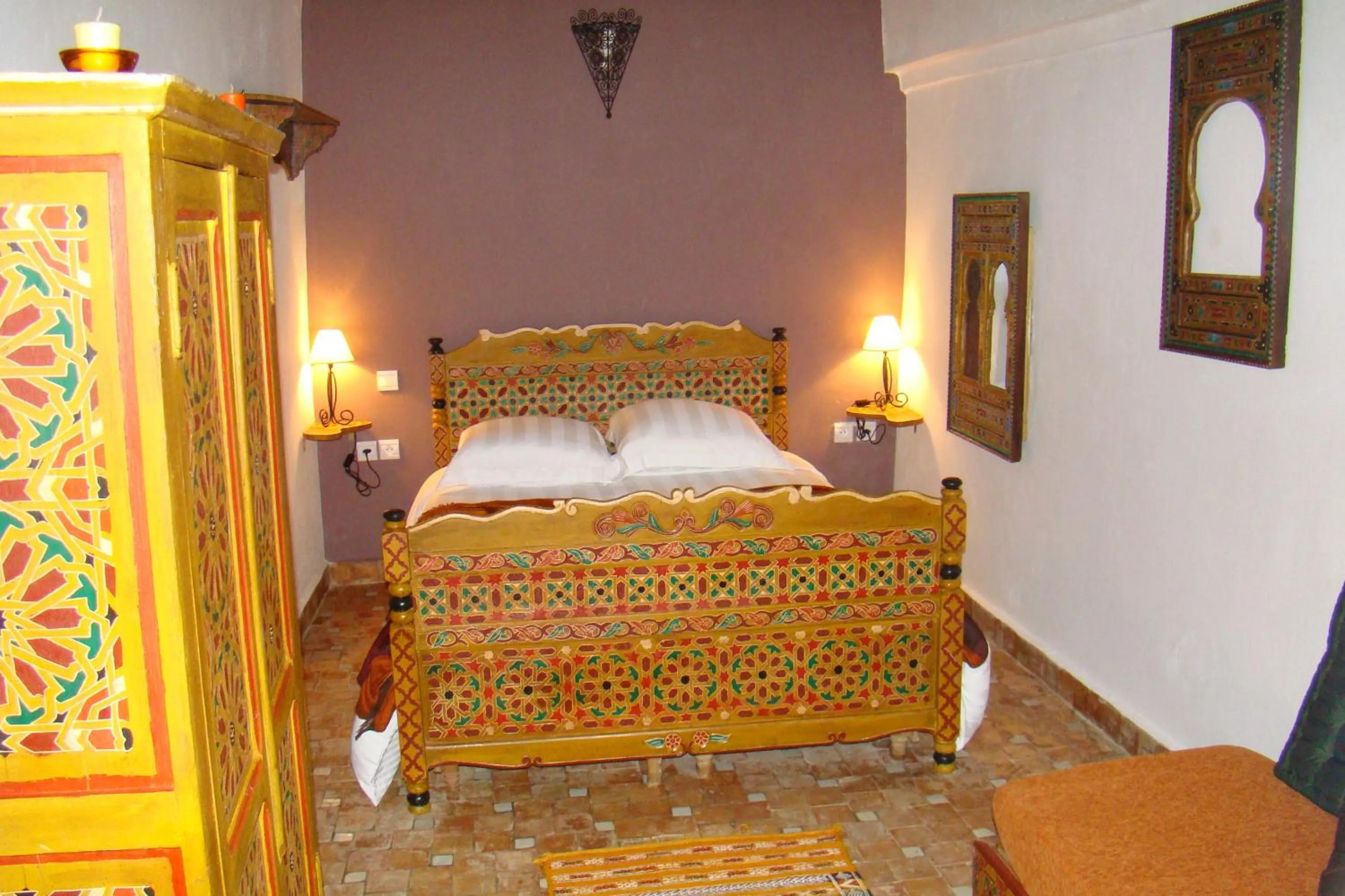 Bed in Riad Menthe Et Citron