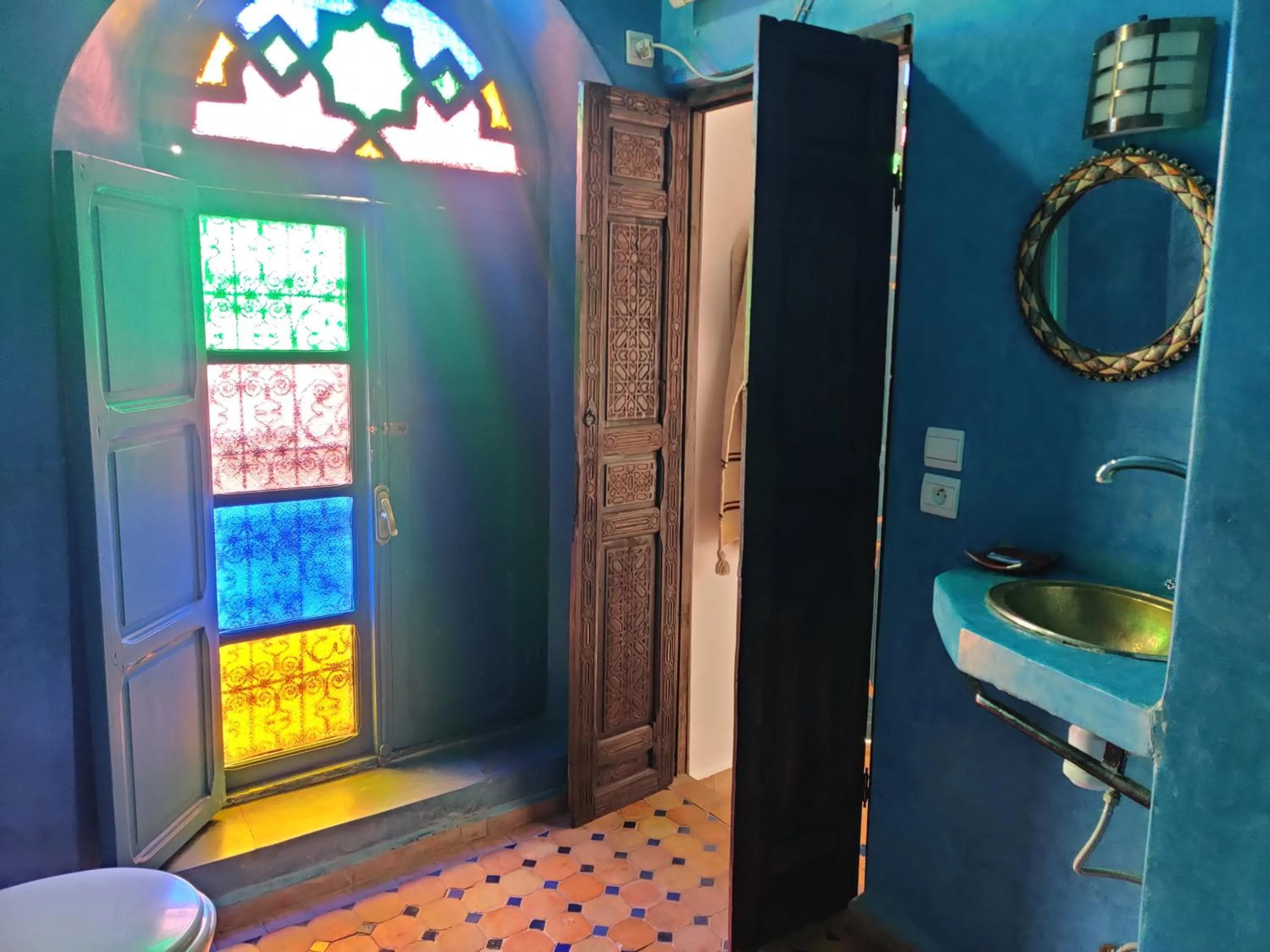 Bathroom in Riad Menthe Et Citron