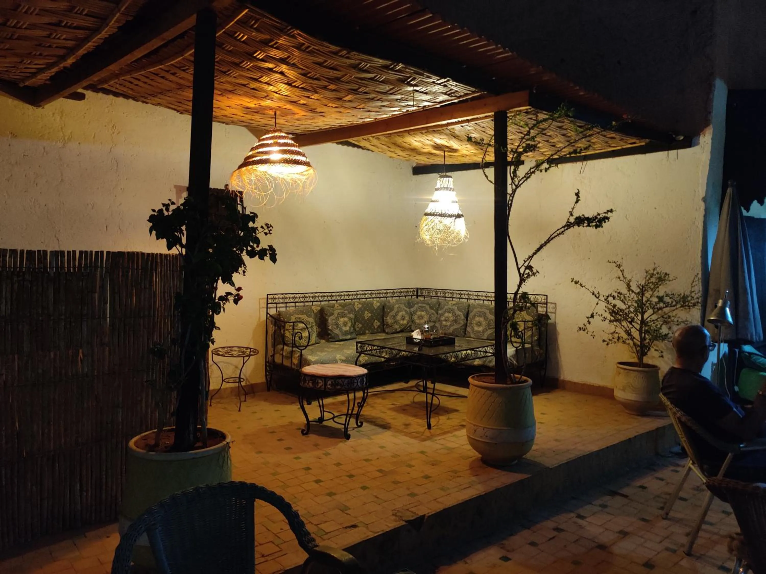 Patio in Riad Menthe Et Citron